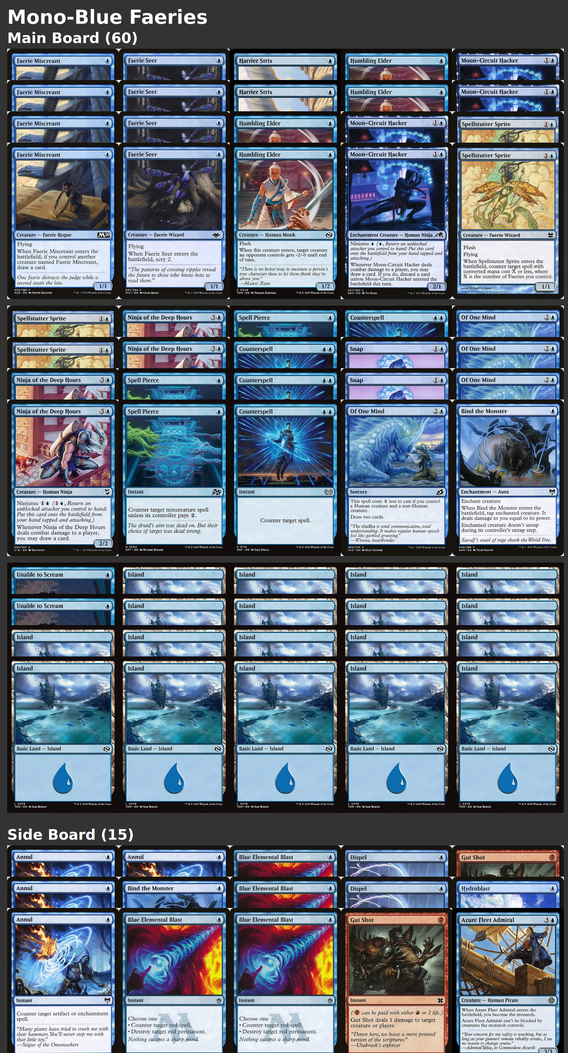 Mono-Blue Faeries