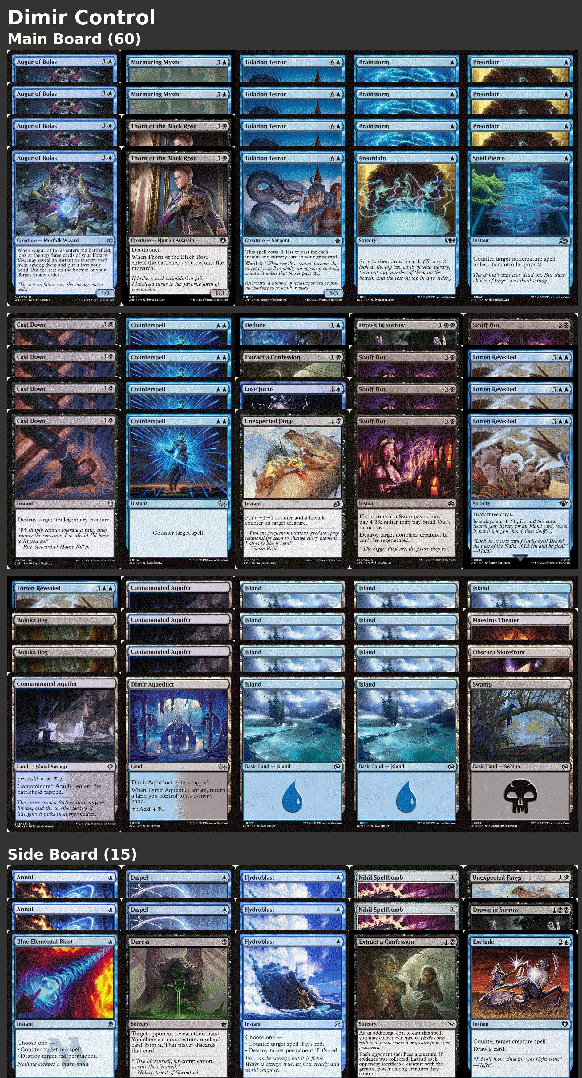 Dimir Control