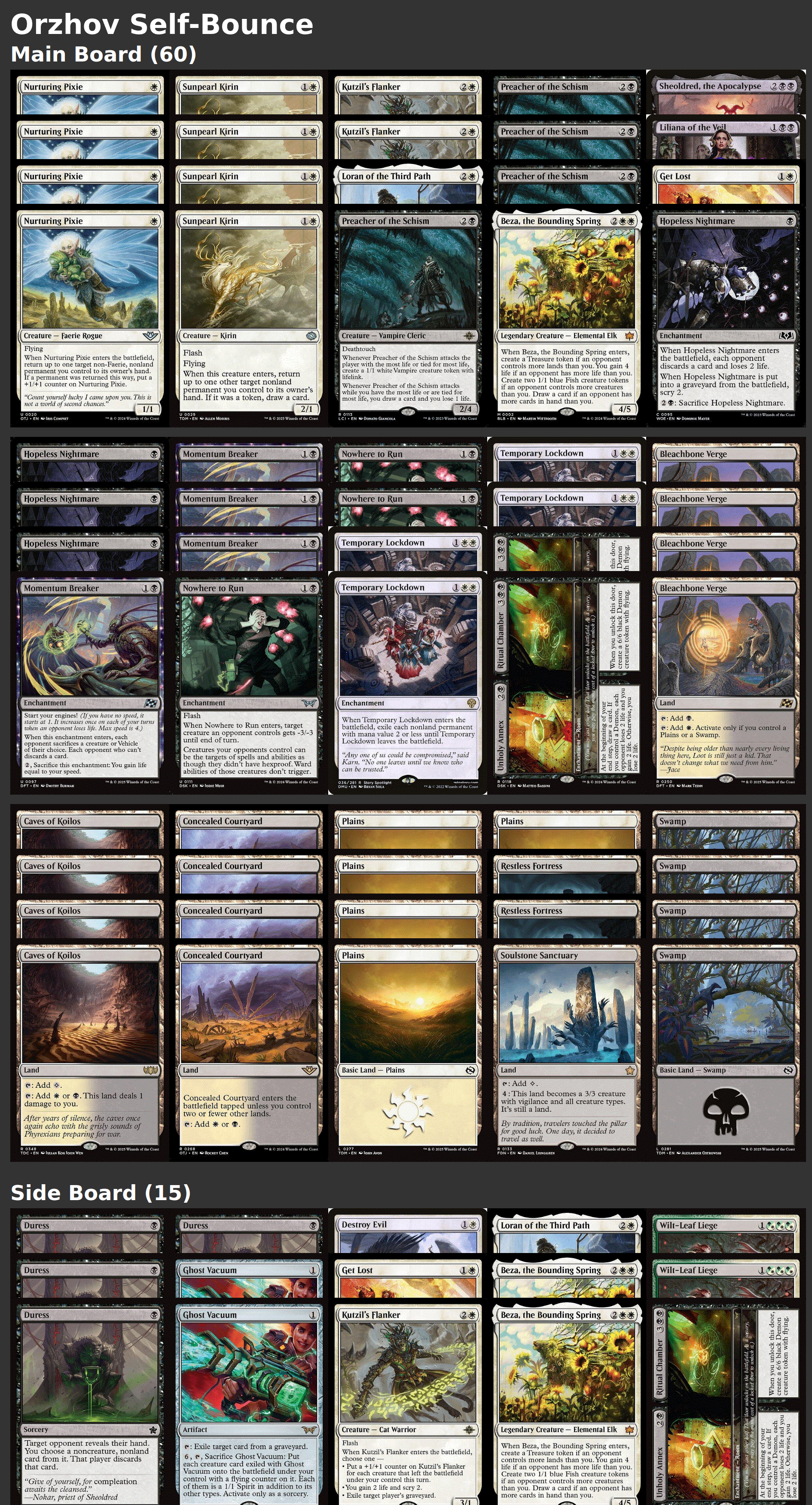Orzhov Self-Bounce