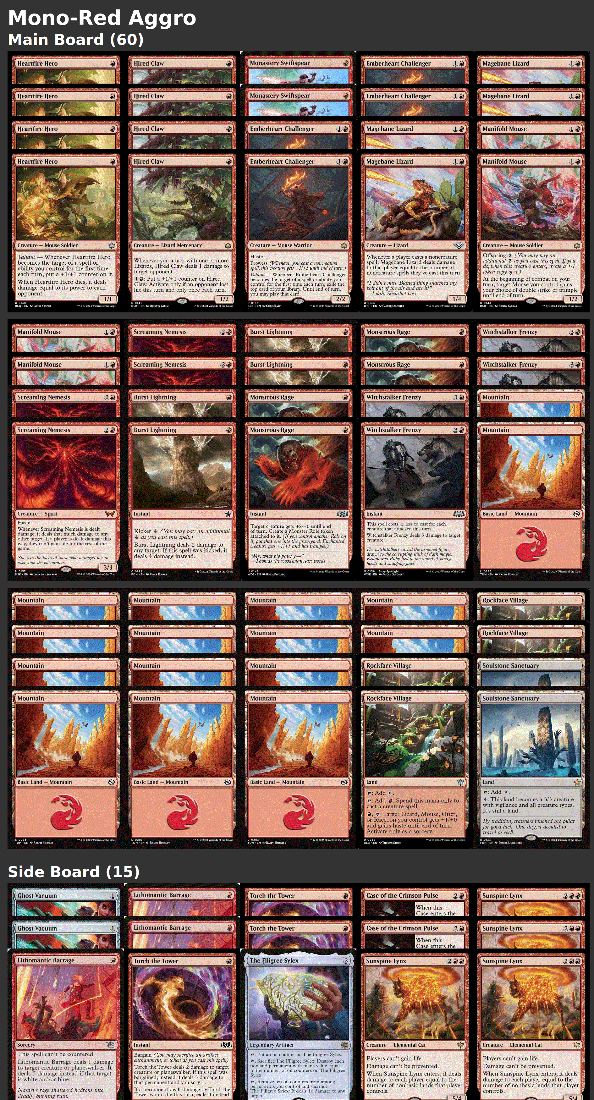 Mono-Red Aggro