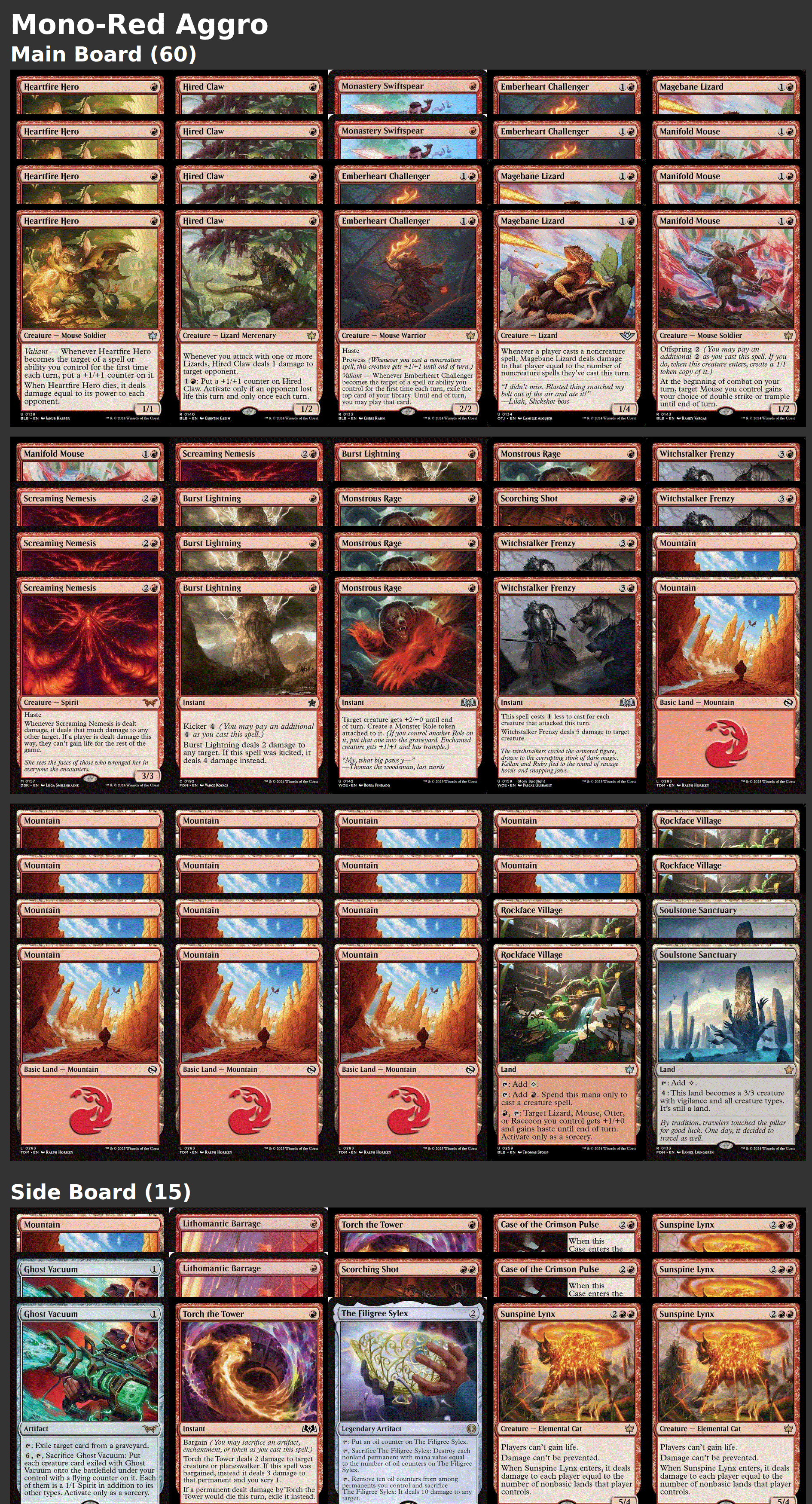 Mono-Red Aggro