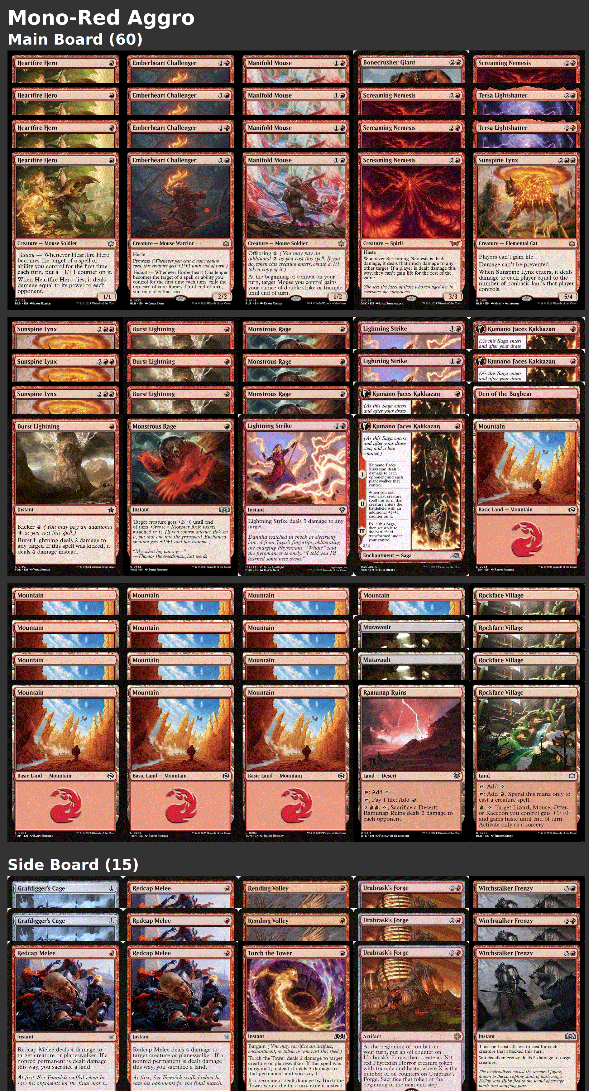 Mono-Red Aggro