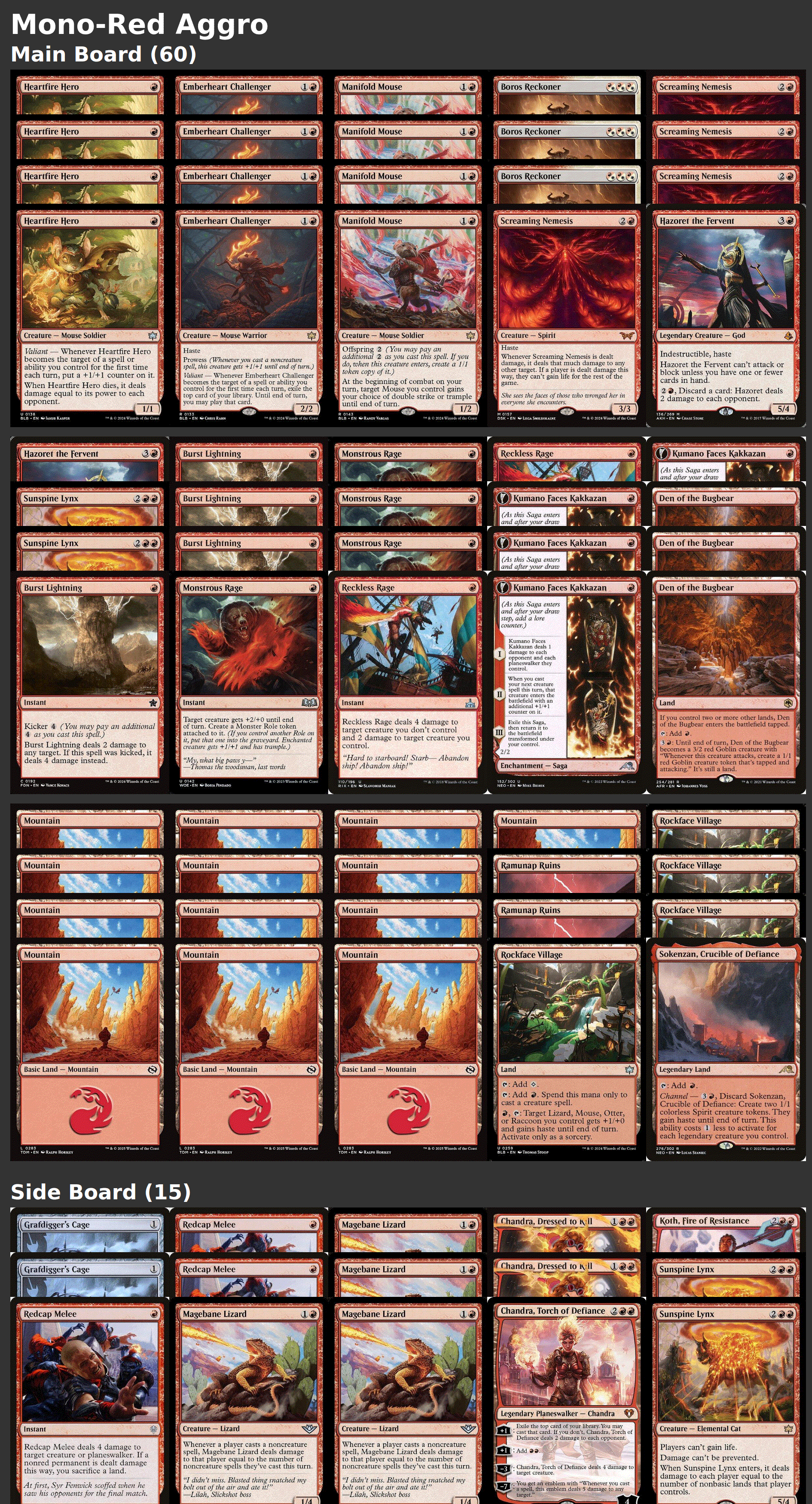 Mono-Red Aggro