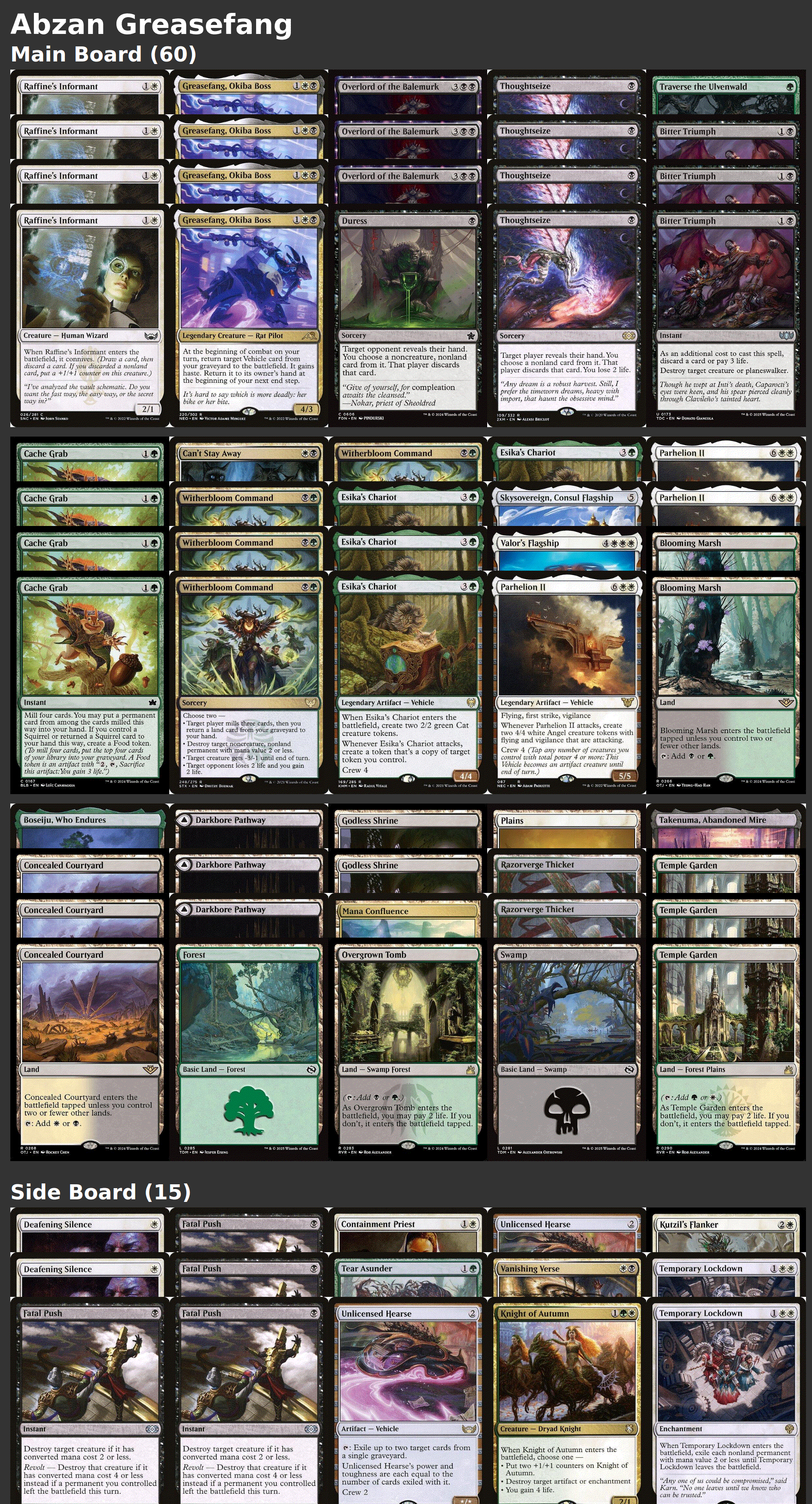 Abzan Greasefang