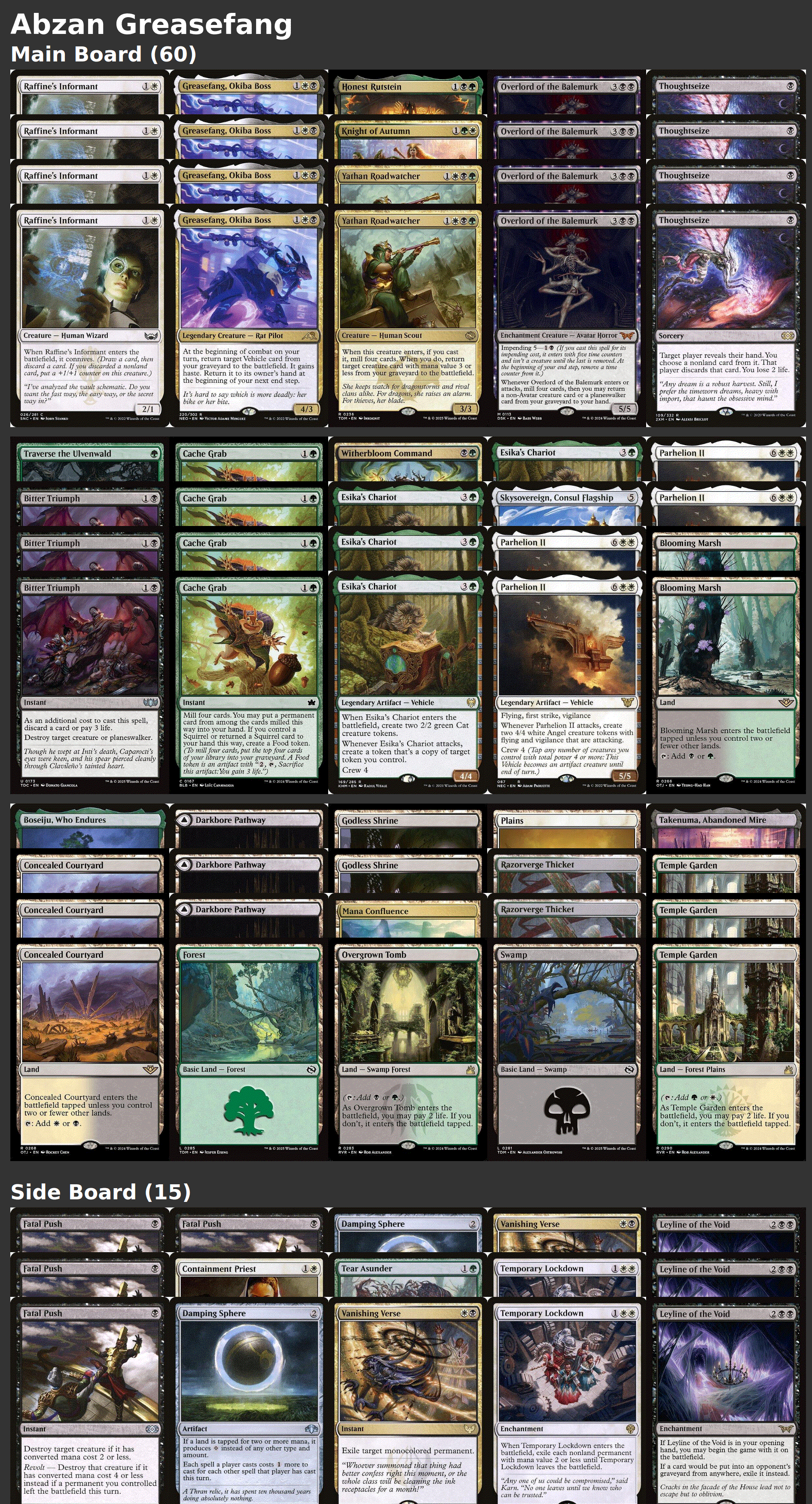 Abzan Greasefang