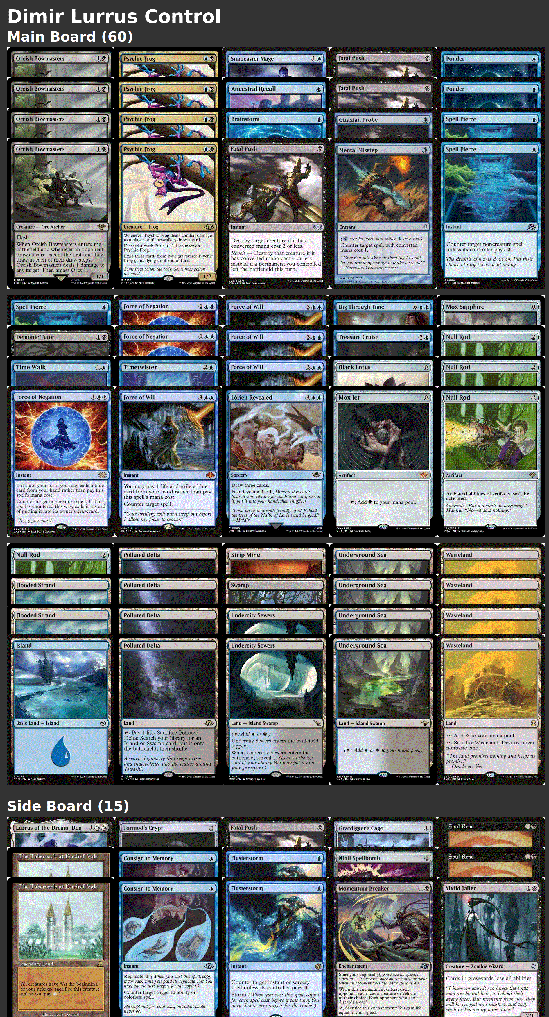Dimir Lurrus Control