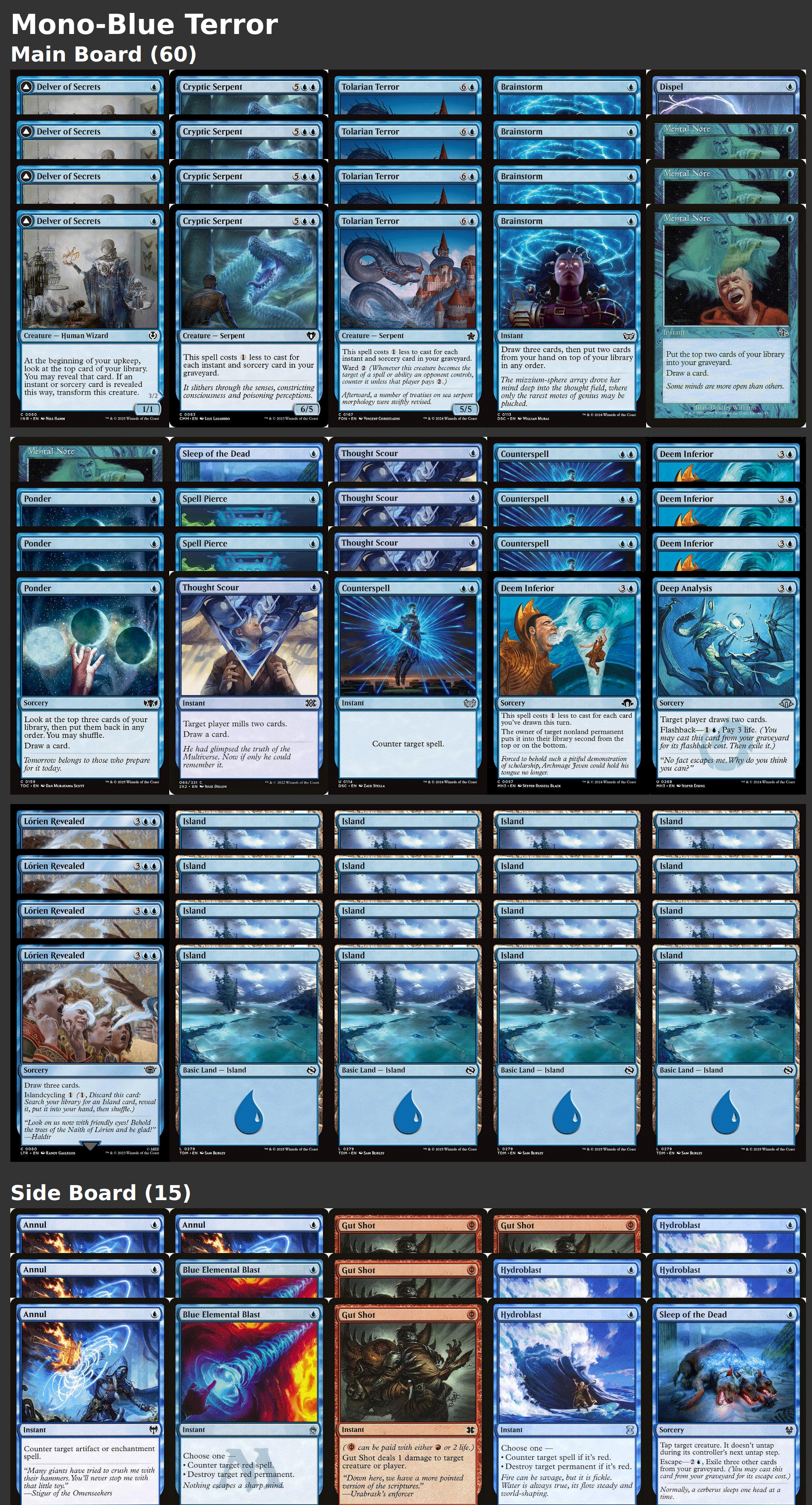Mono-Blue Terror