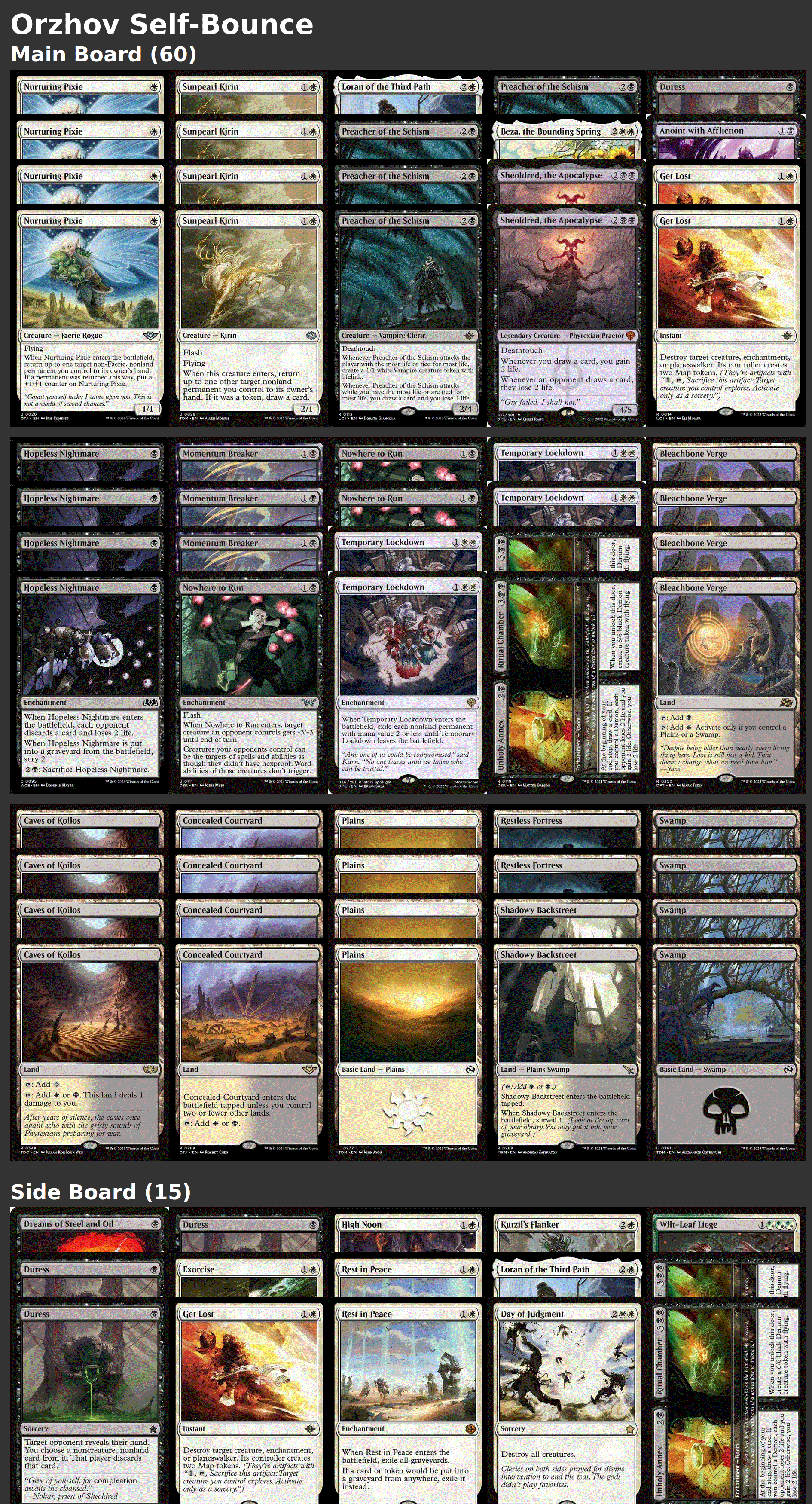 Orzhov Self-Bounce