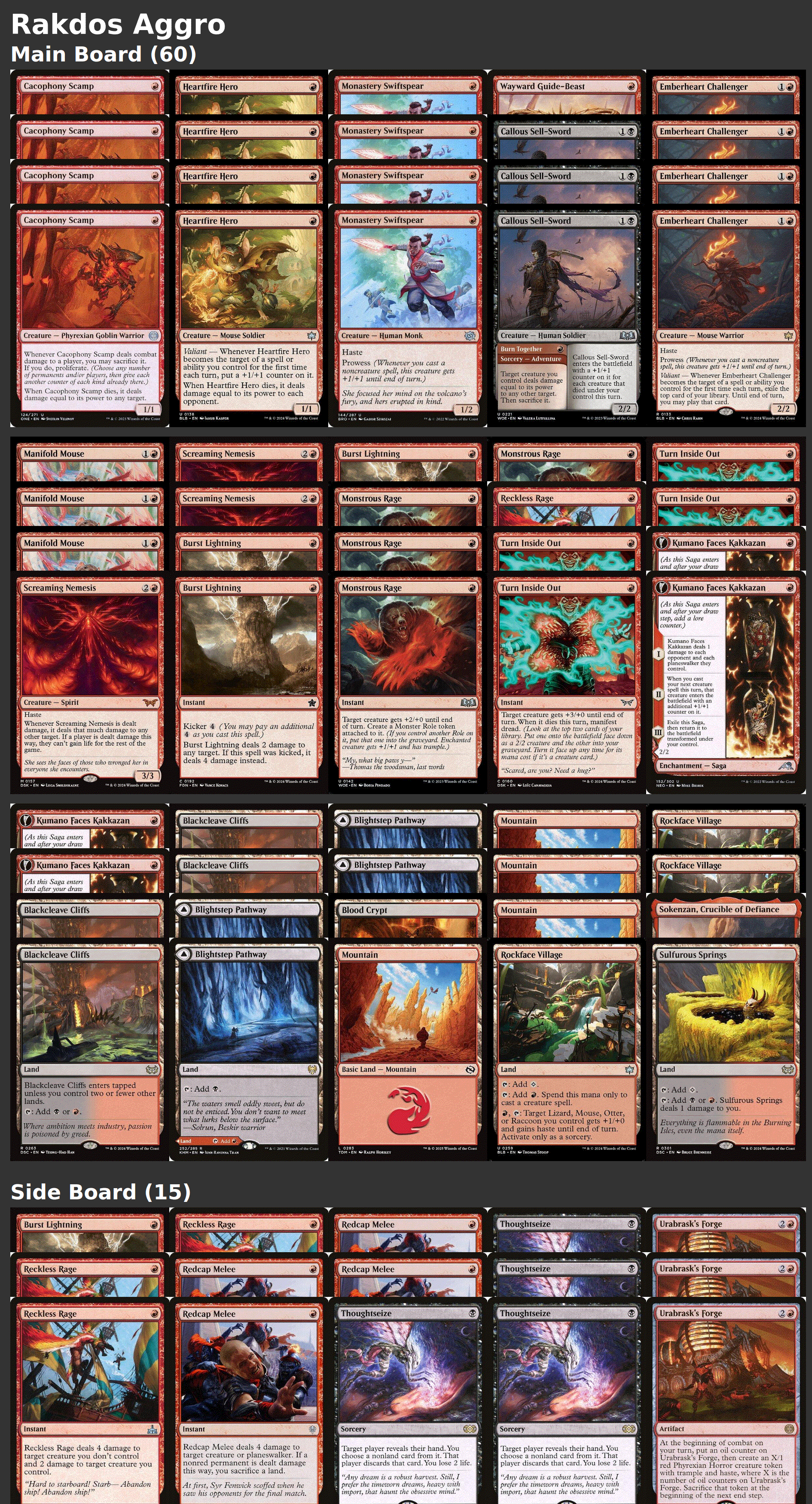 Rakdos Aggro
