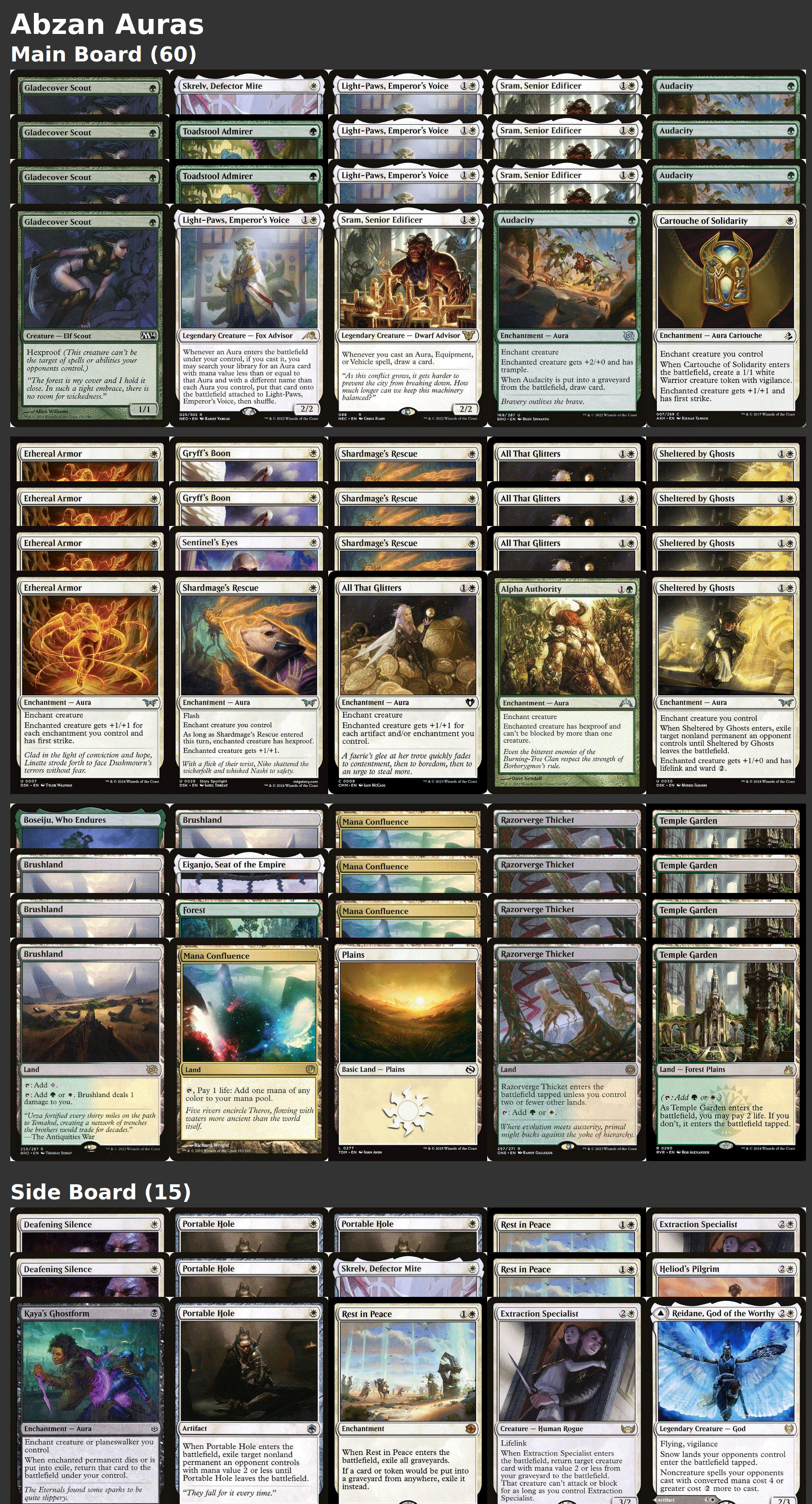 Abzan Auras