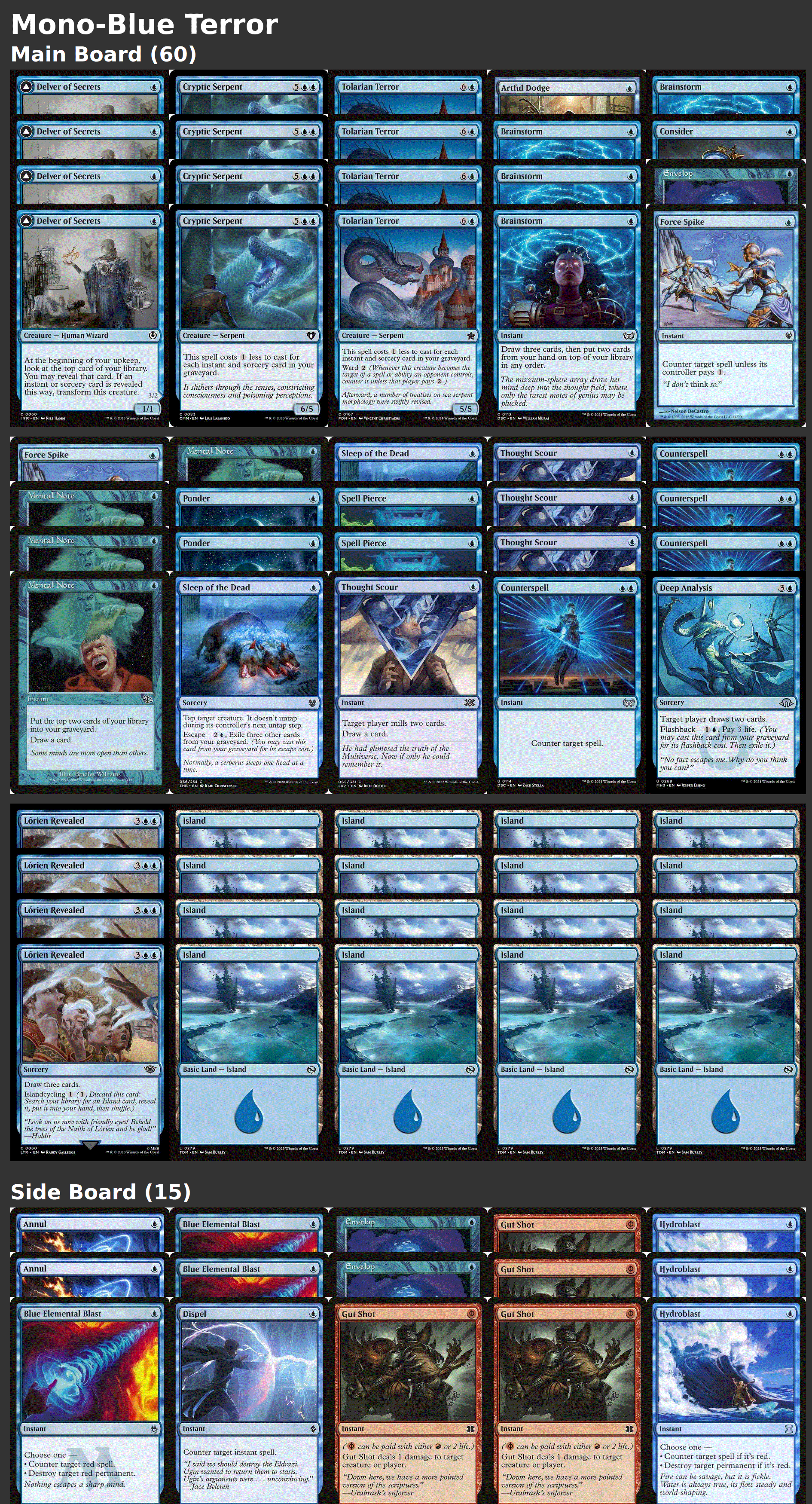 Mono-Blue Terror