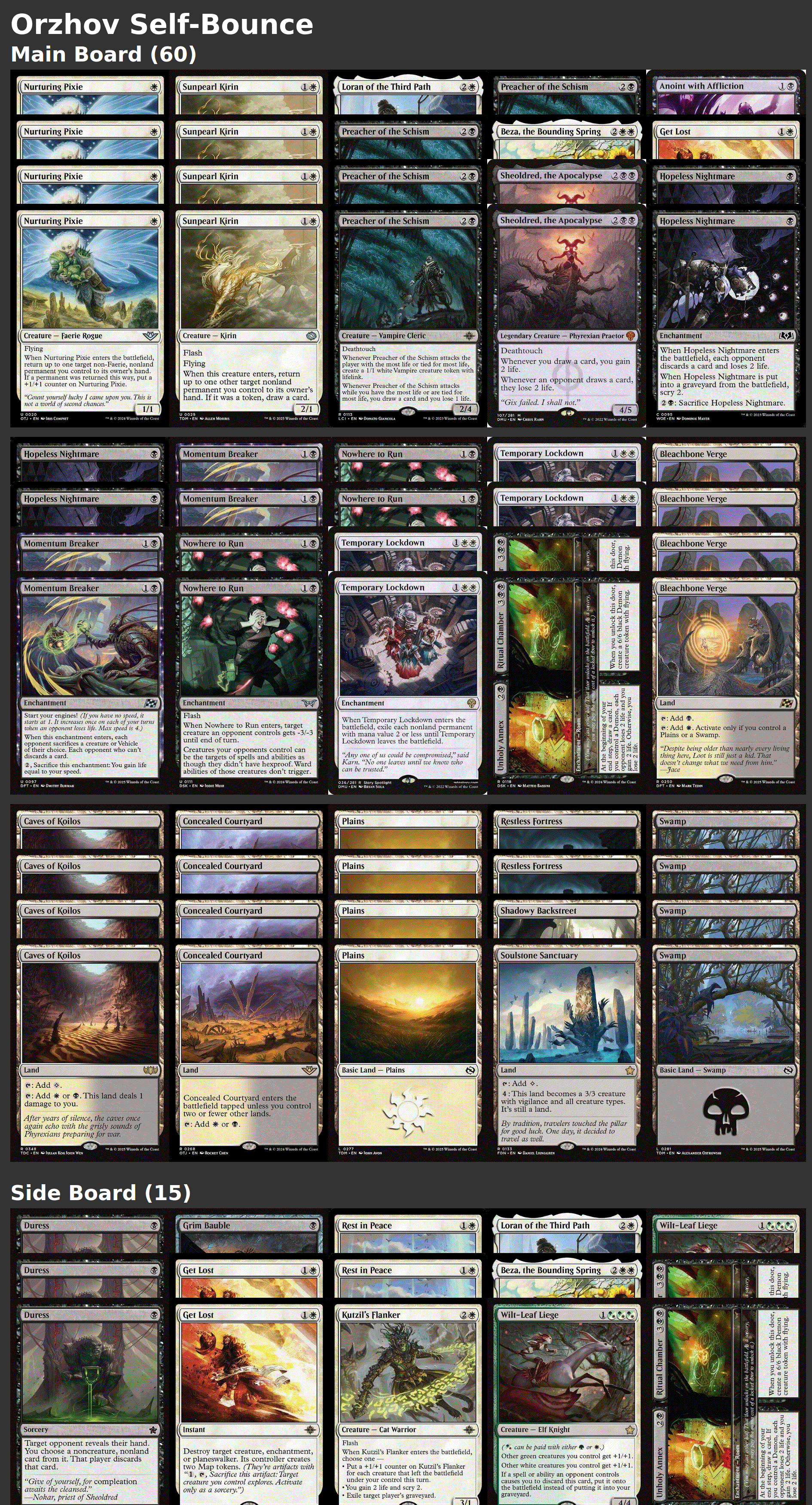 Orzhov Self-Bounce