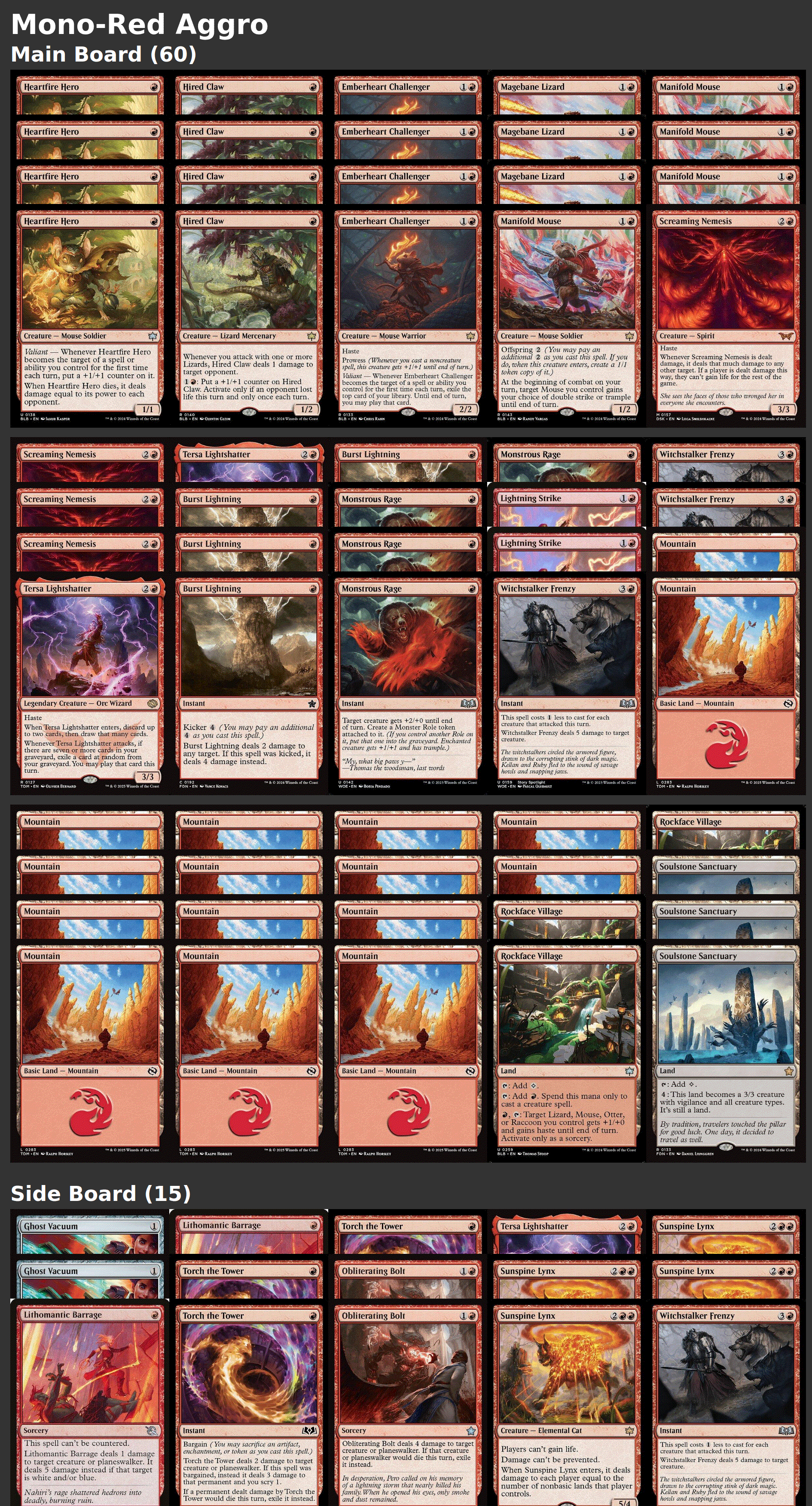 Mono-Red Aggro
