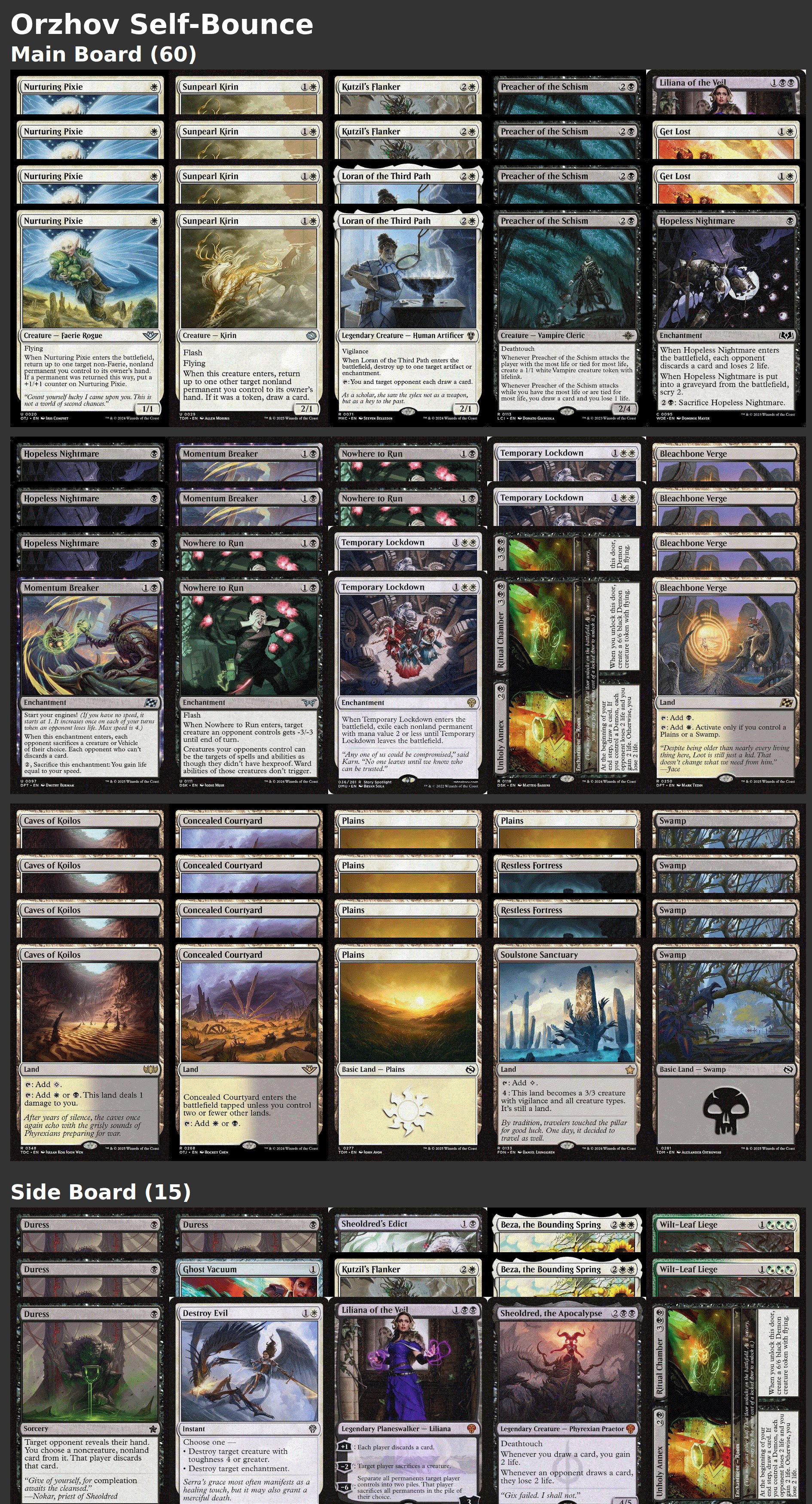 Orzhov Self-Bounce