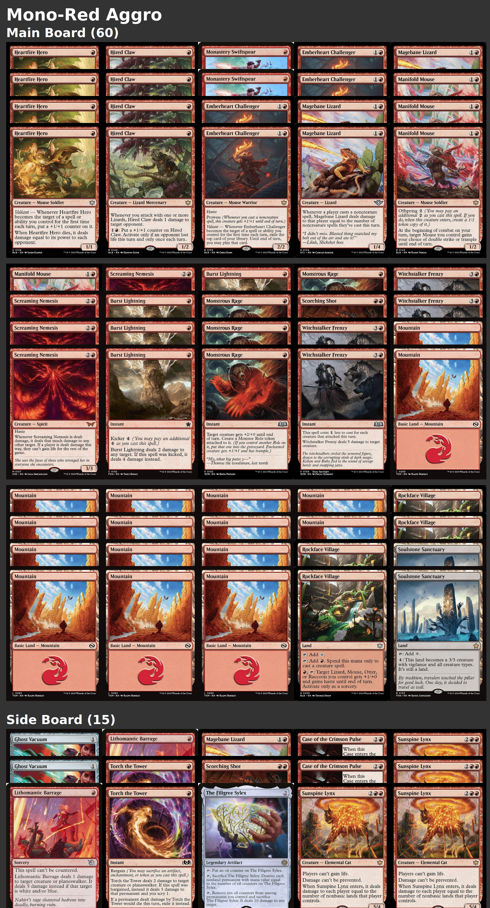 Mono-Red Aggro