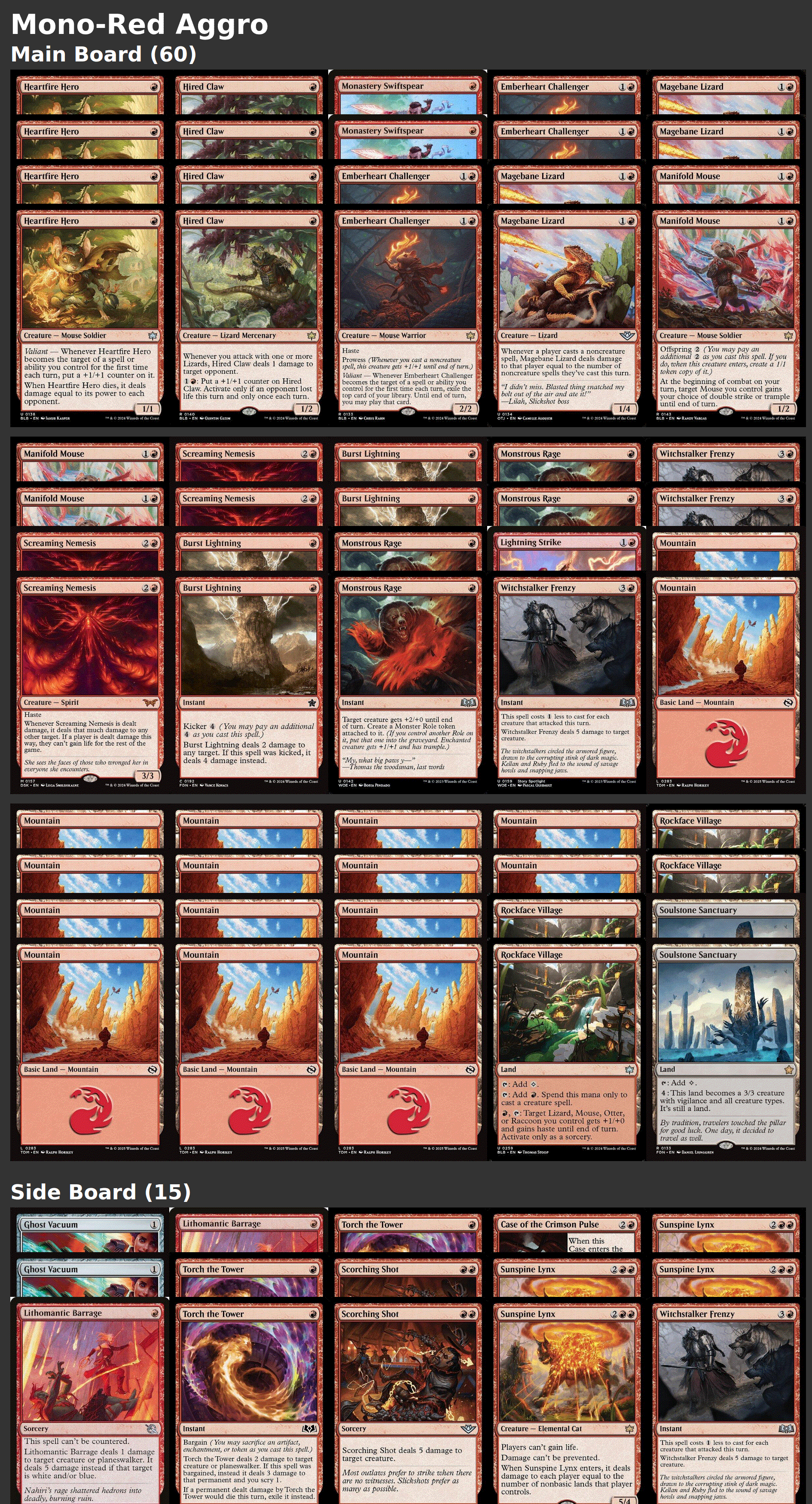 Mono-Red Aggro