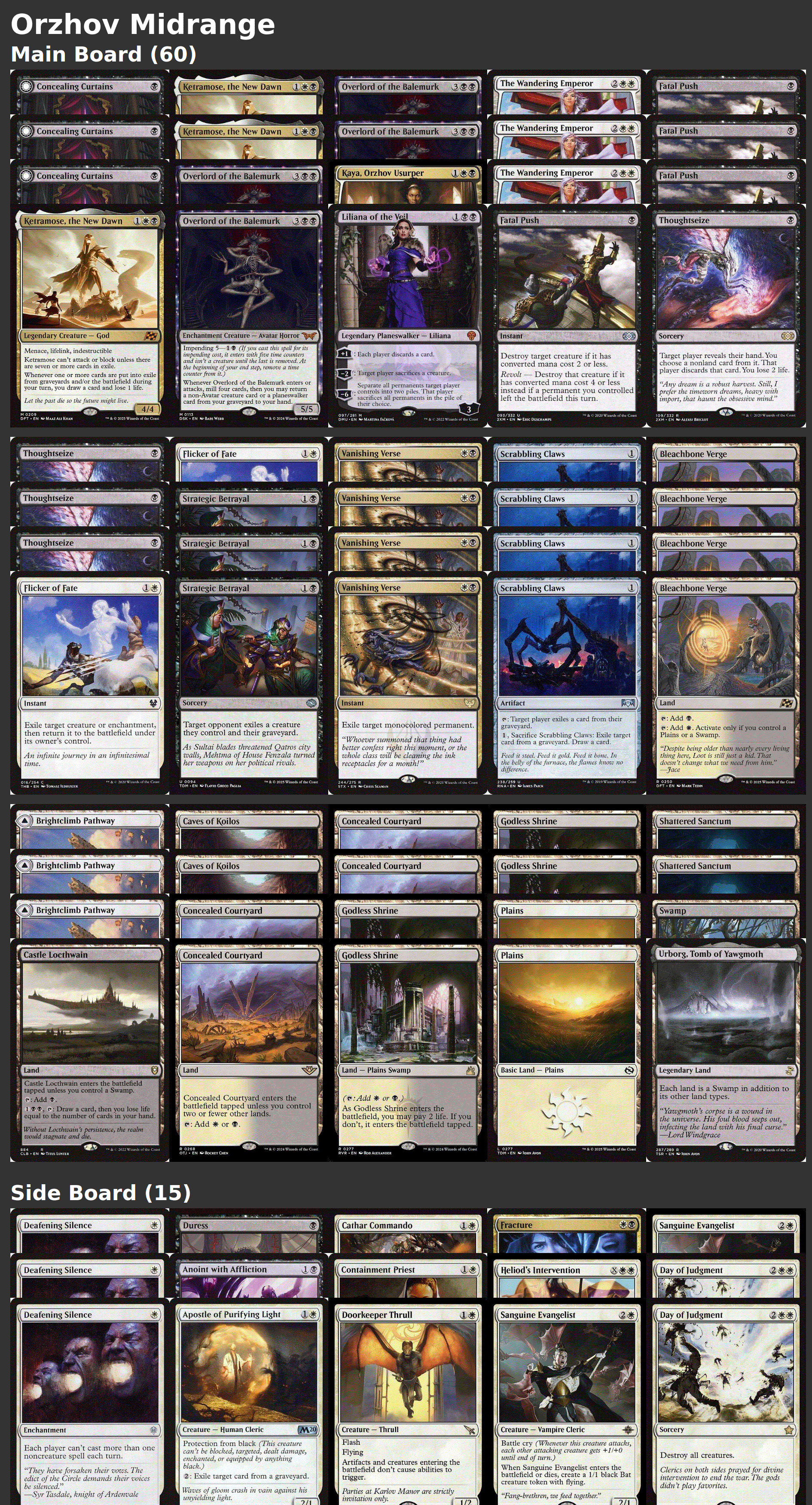 Orzhov Midrange