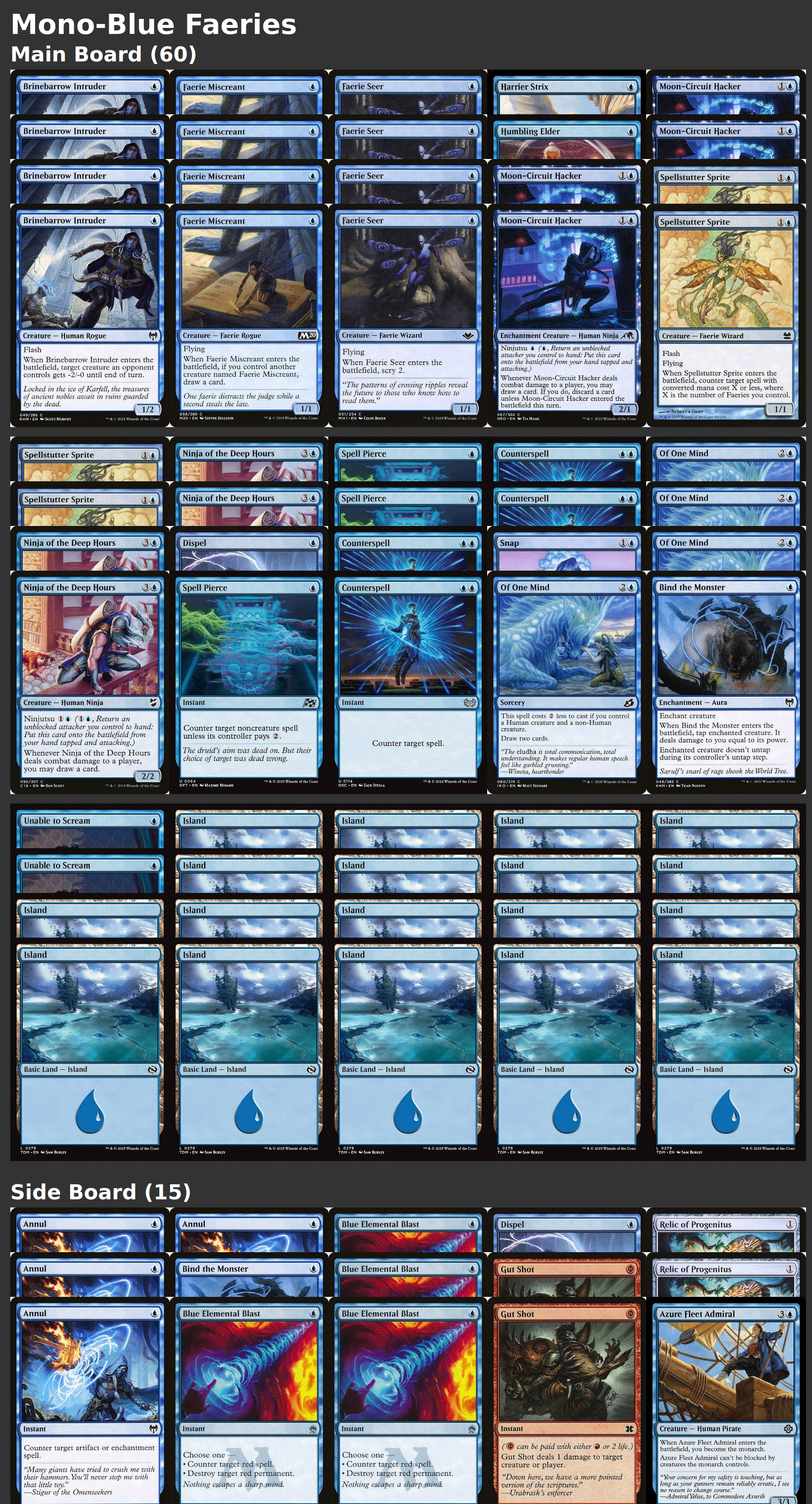 Mono-Blue Faeries