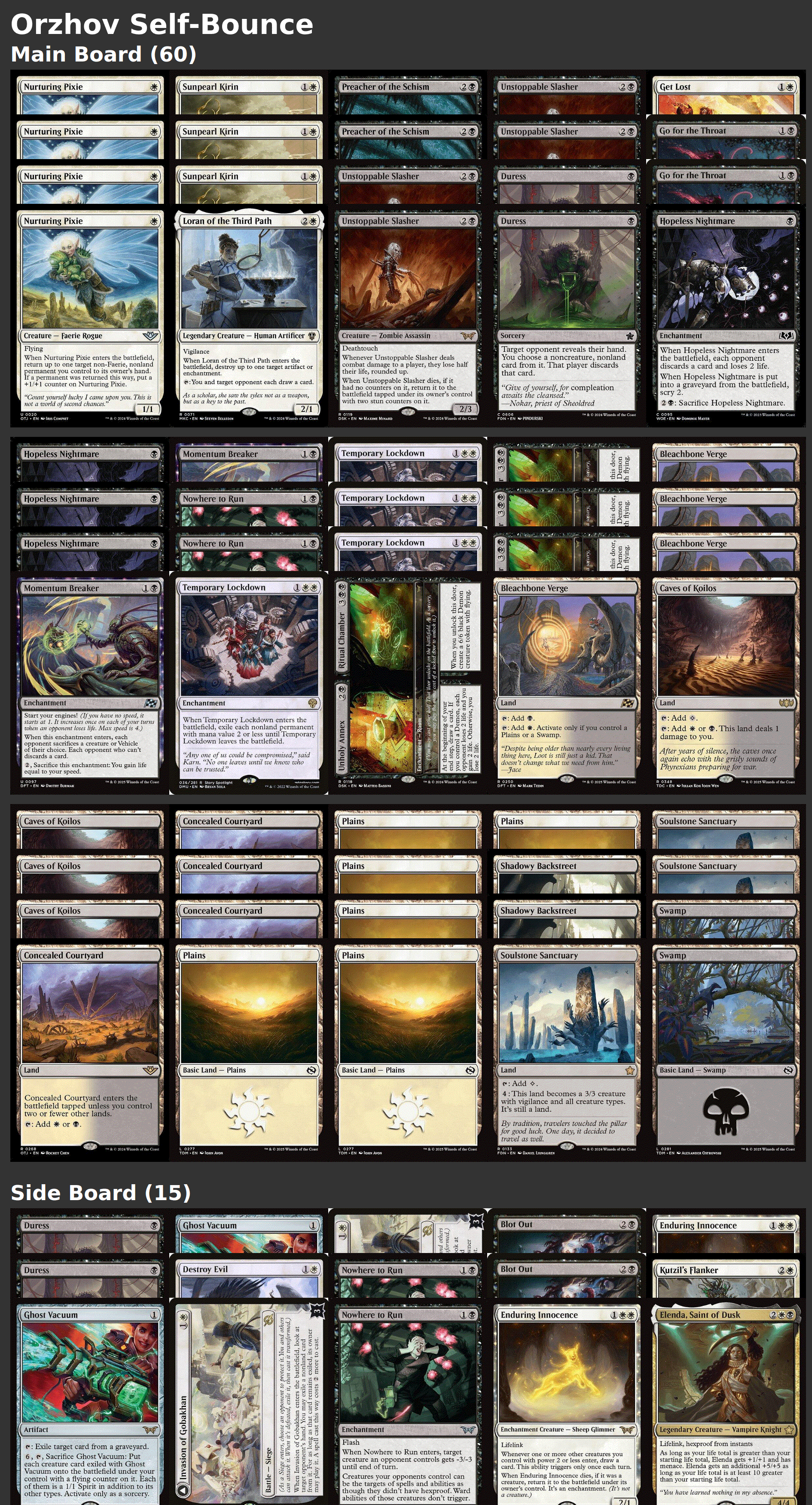 Orzhov Self-Bounce