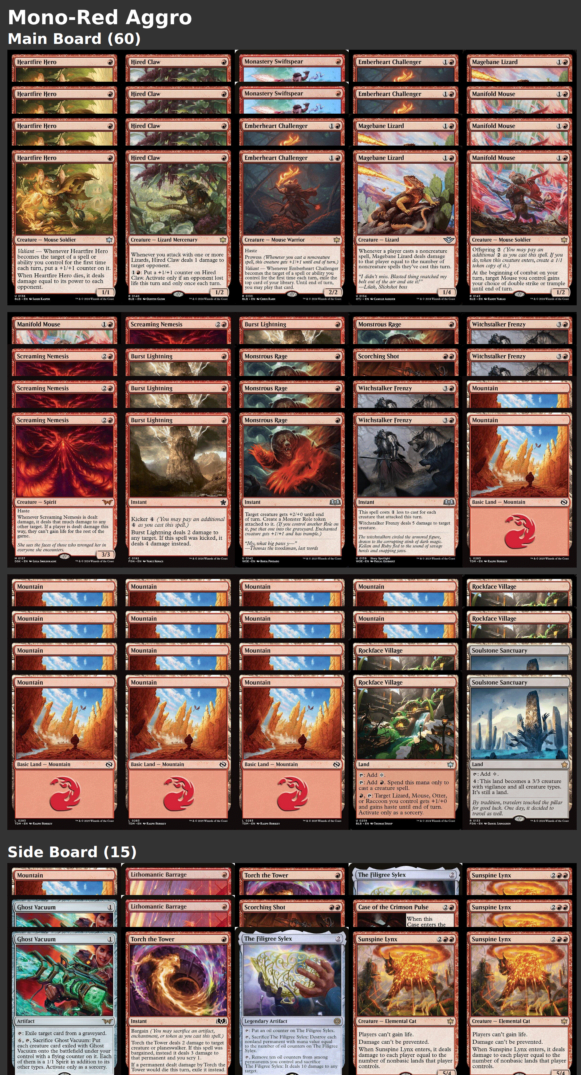 Mono-Red Aggro