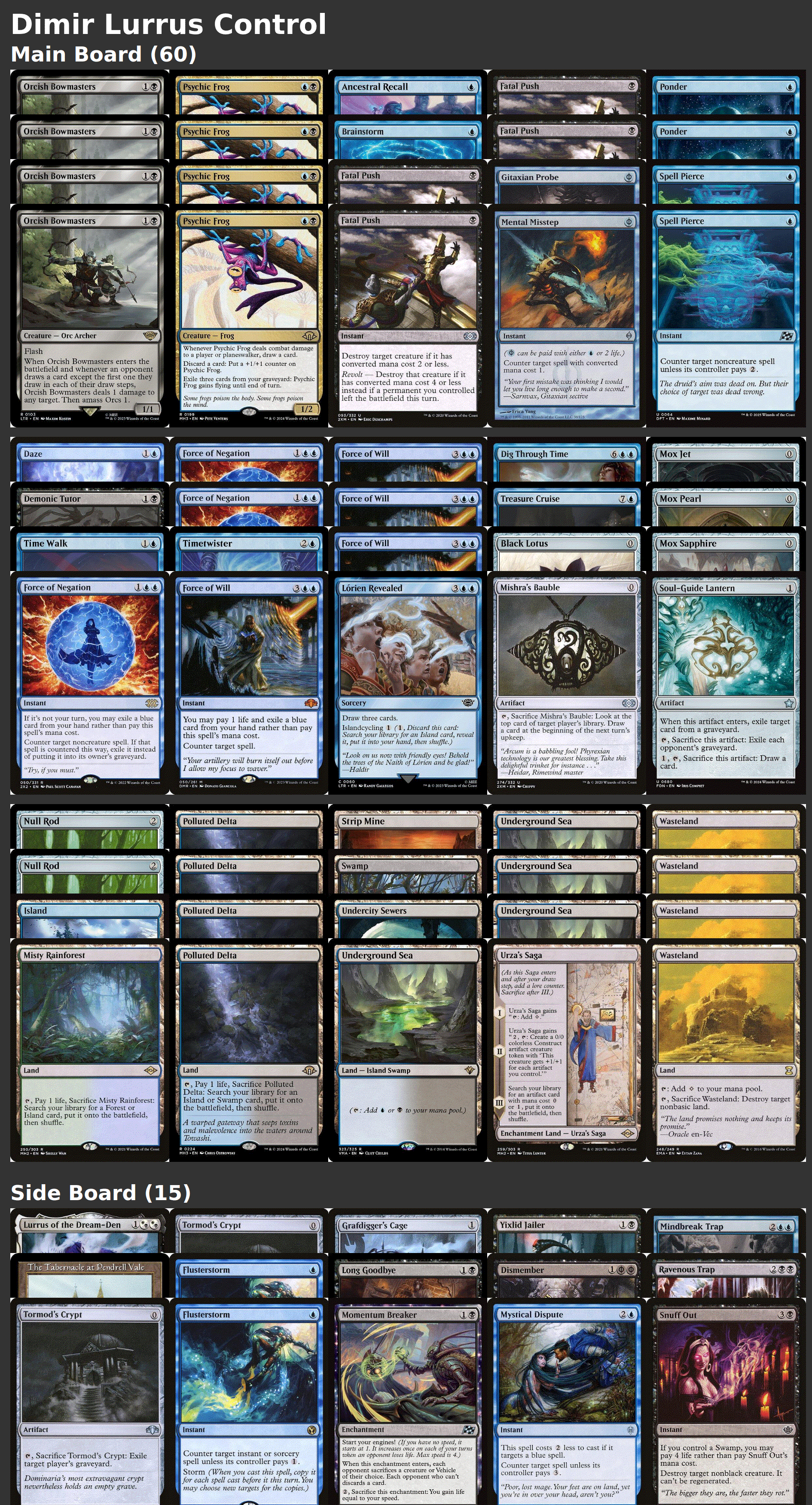 Dimir Lurrus Control