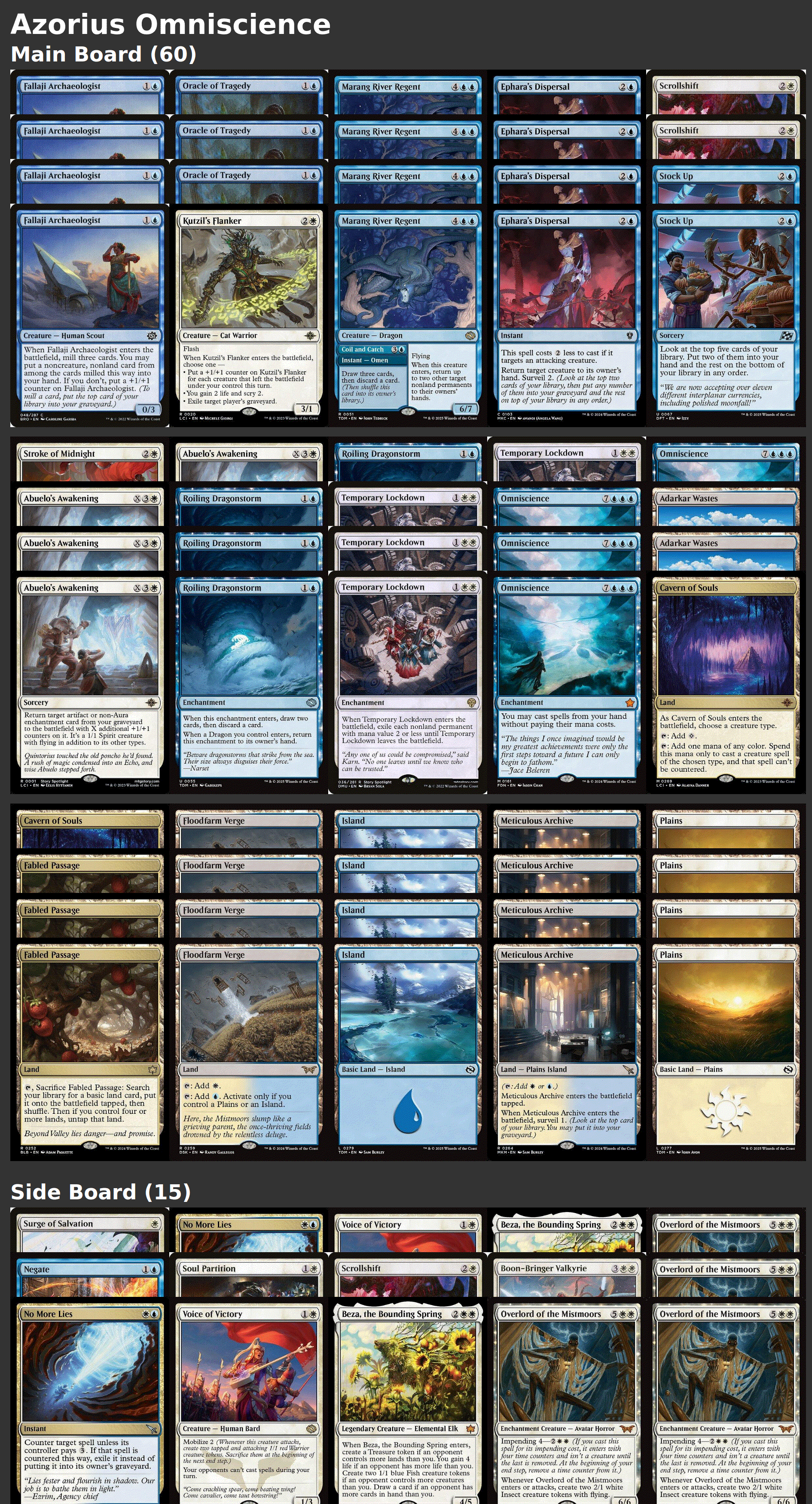 Azorius Omniscience