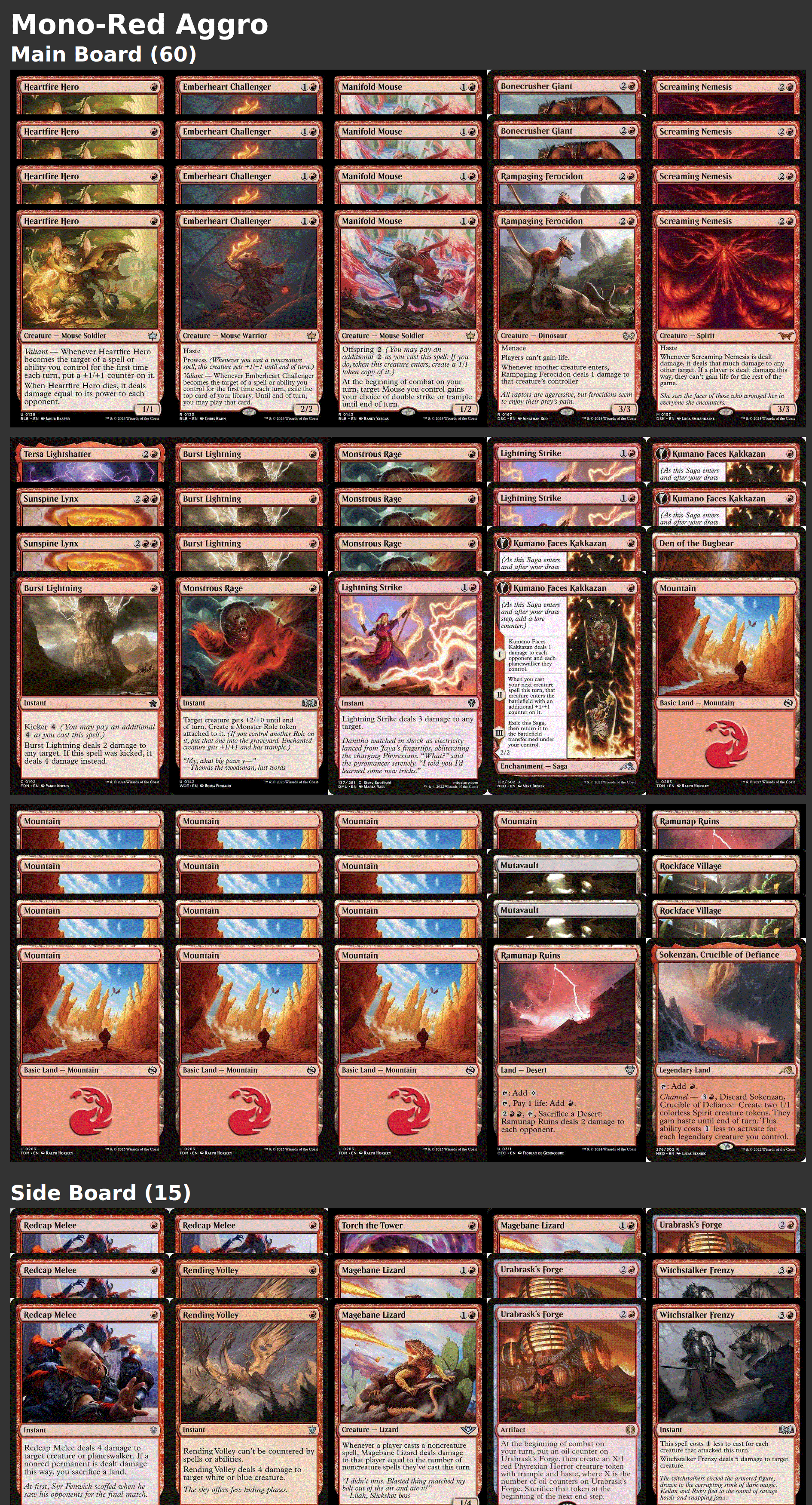 Mono-Red Aggro