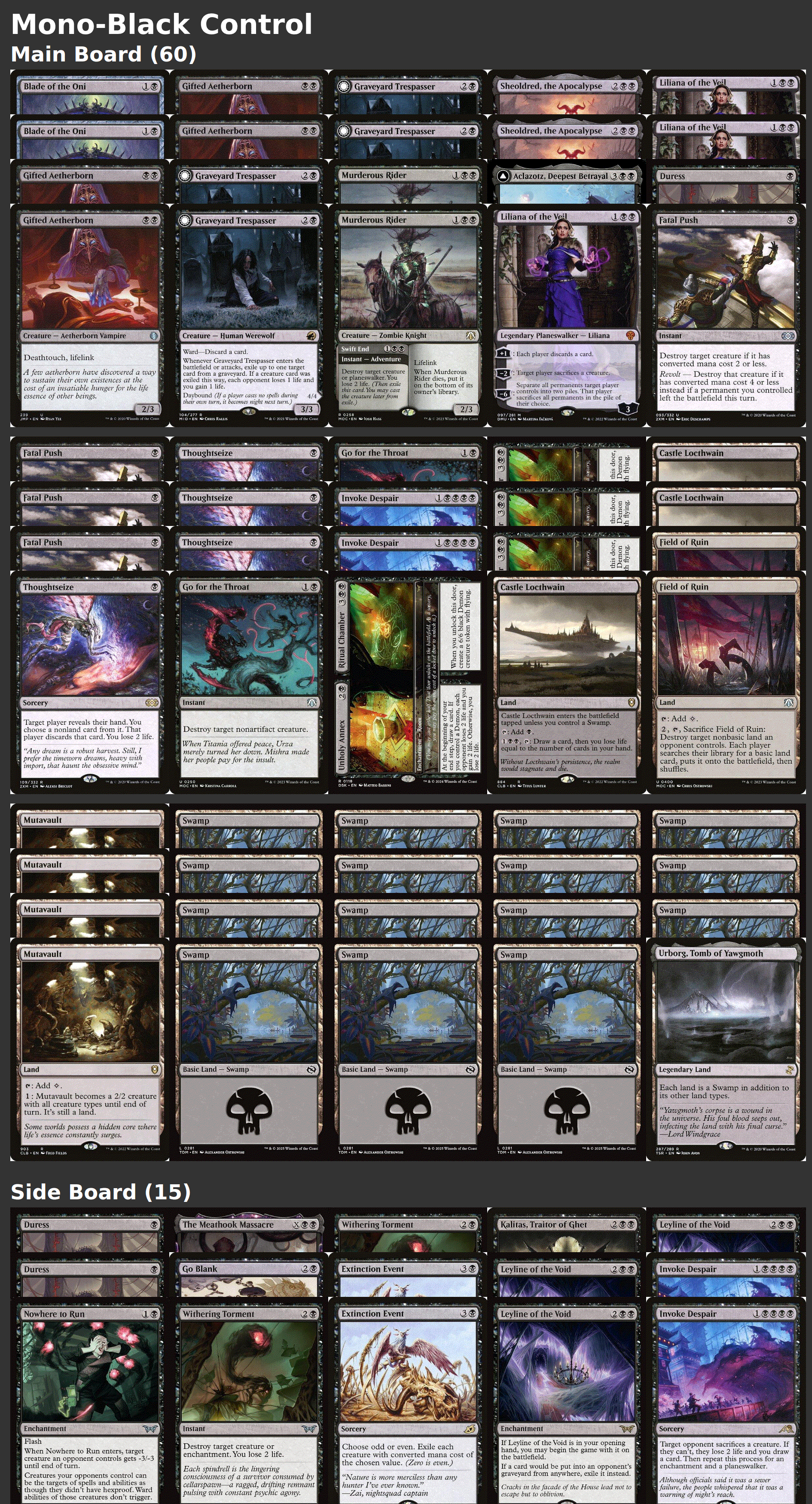 Mono-Black Control