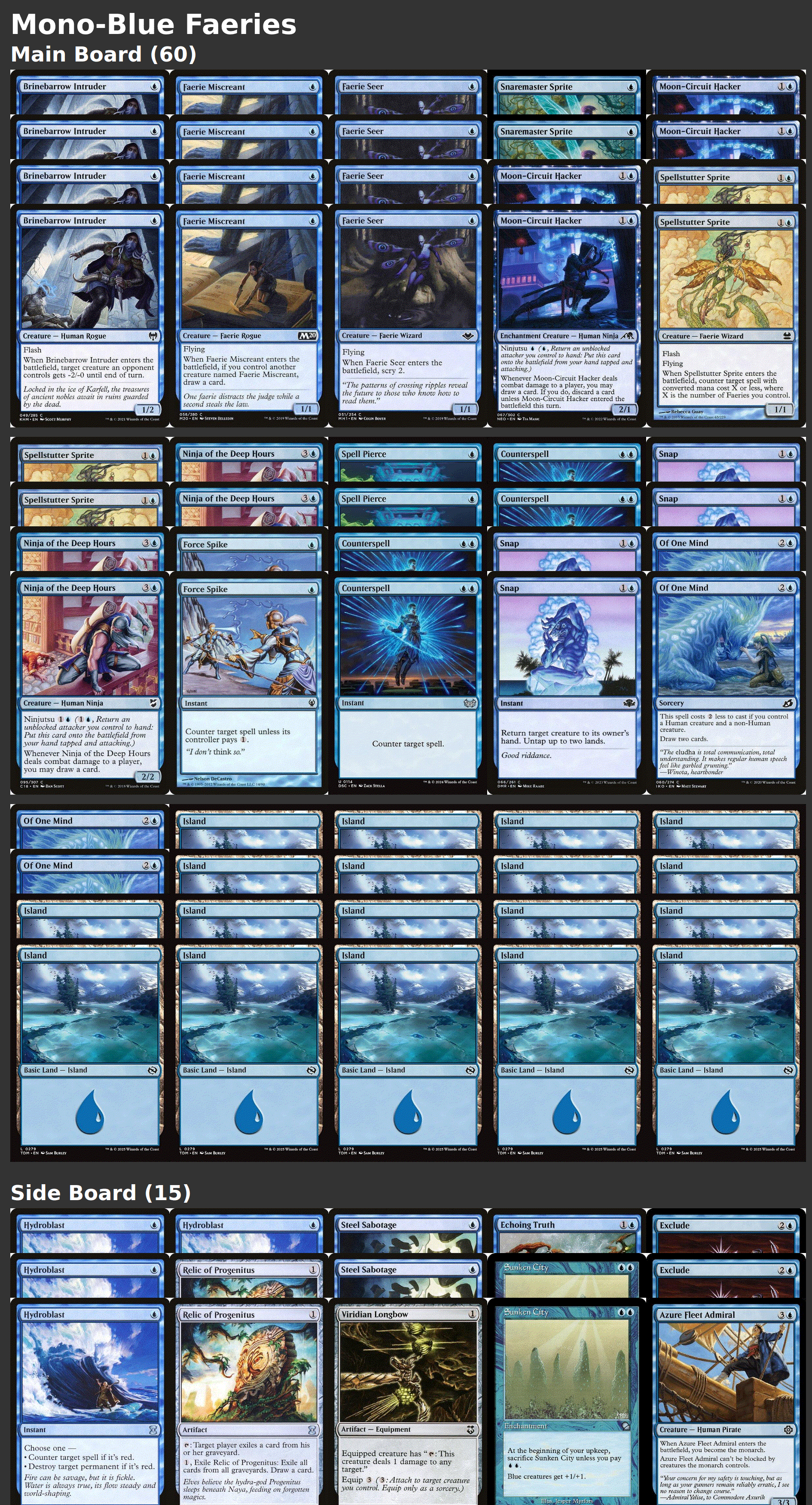 Mono-Blue Faeries