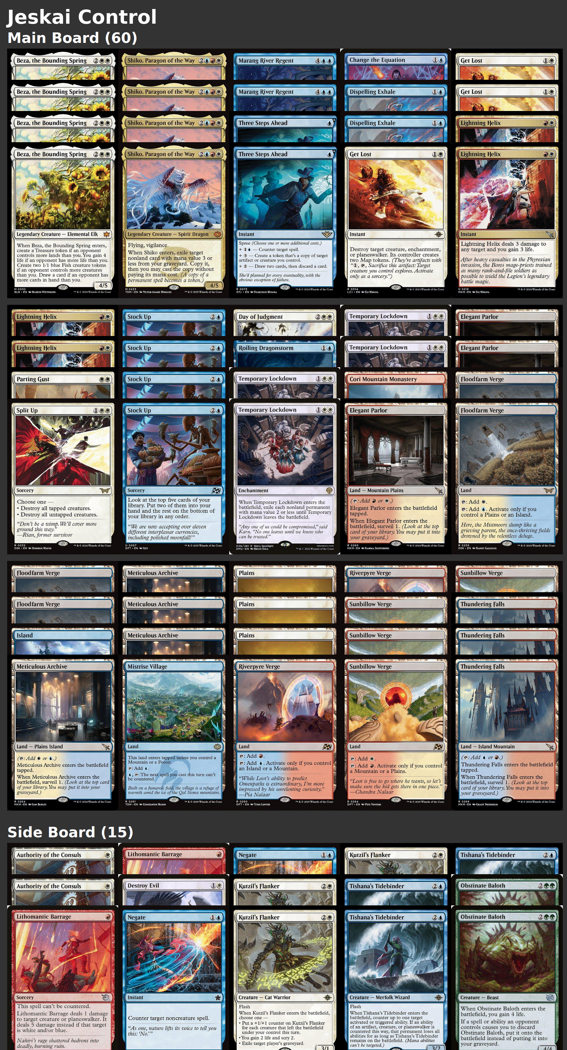 Jeskai Control