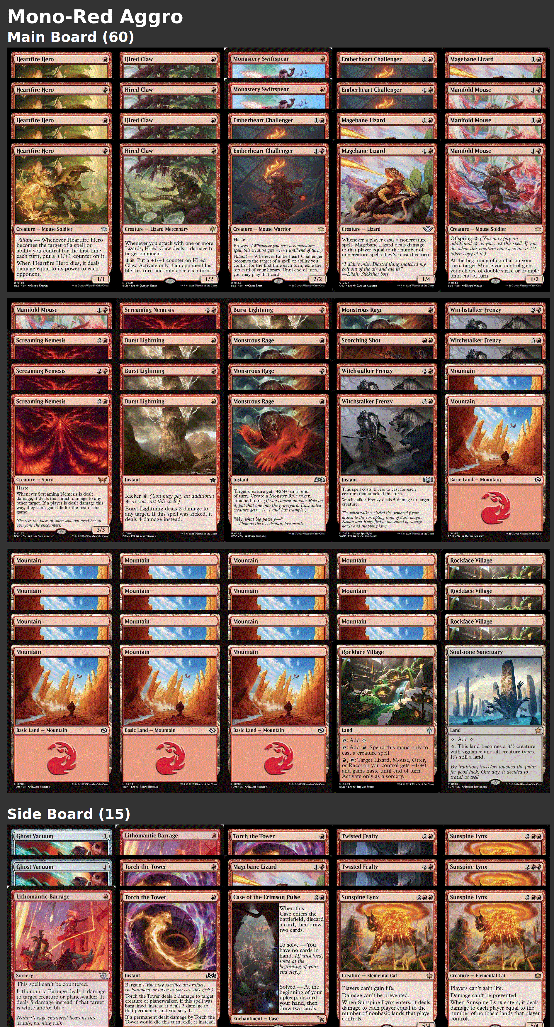 Mono-Red Aggro