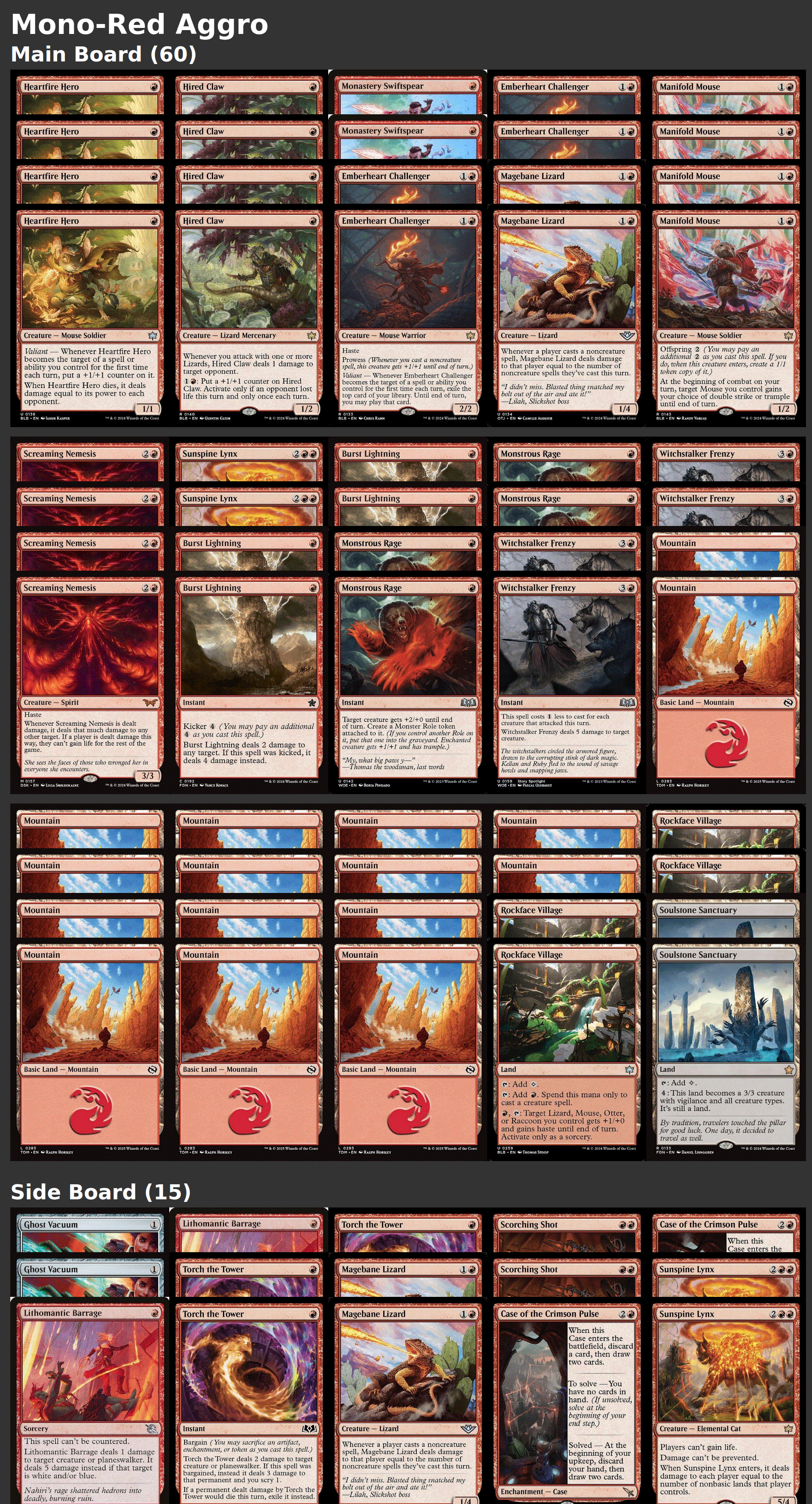 Mono-Red Aggro