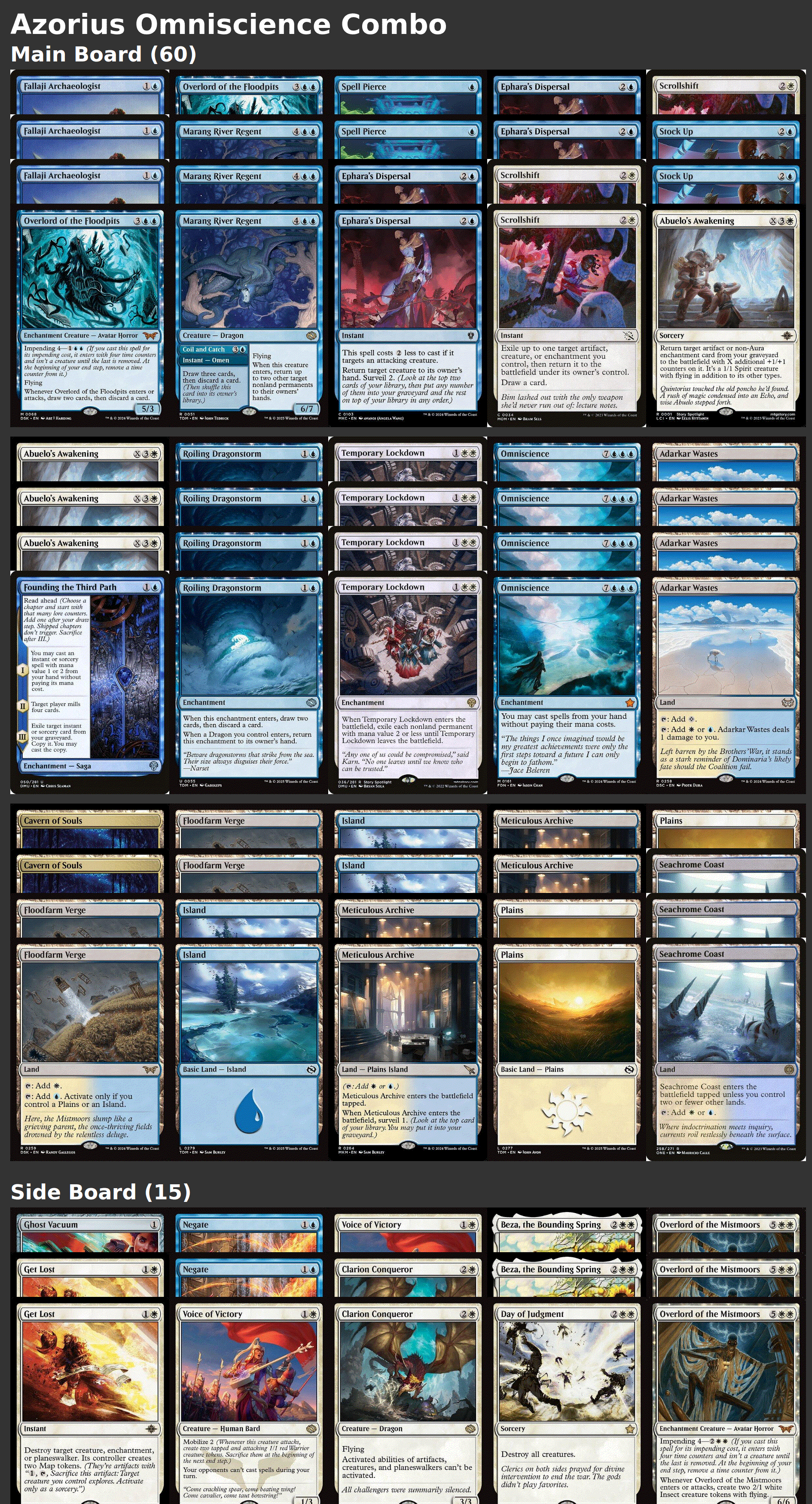 Azorius Omniscience Combo