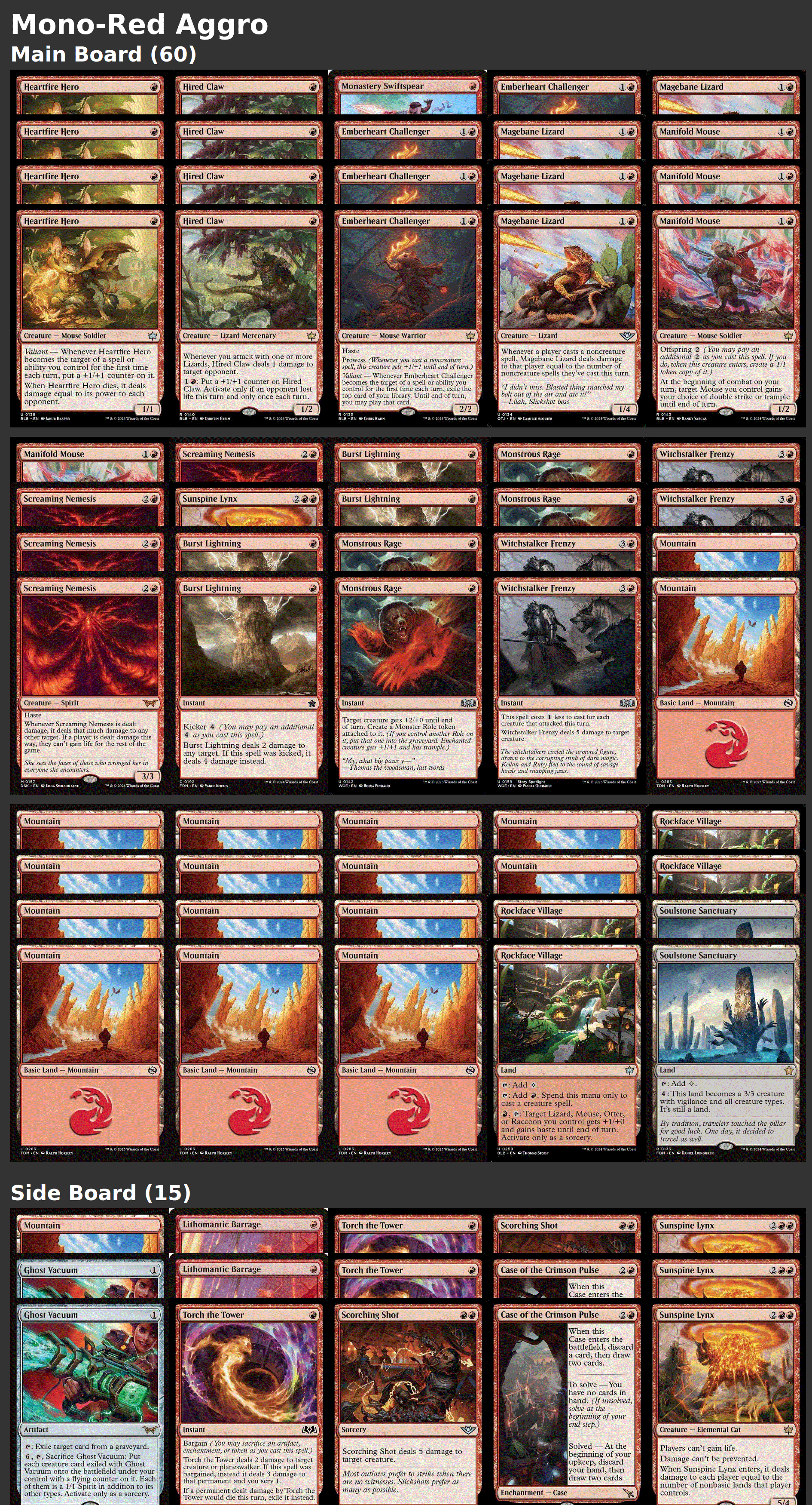 Mono-Red Aggro