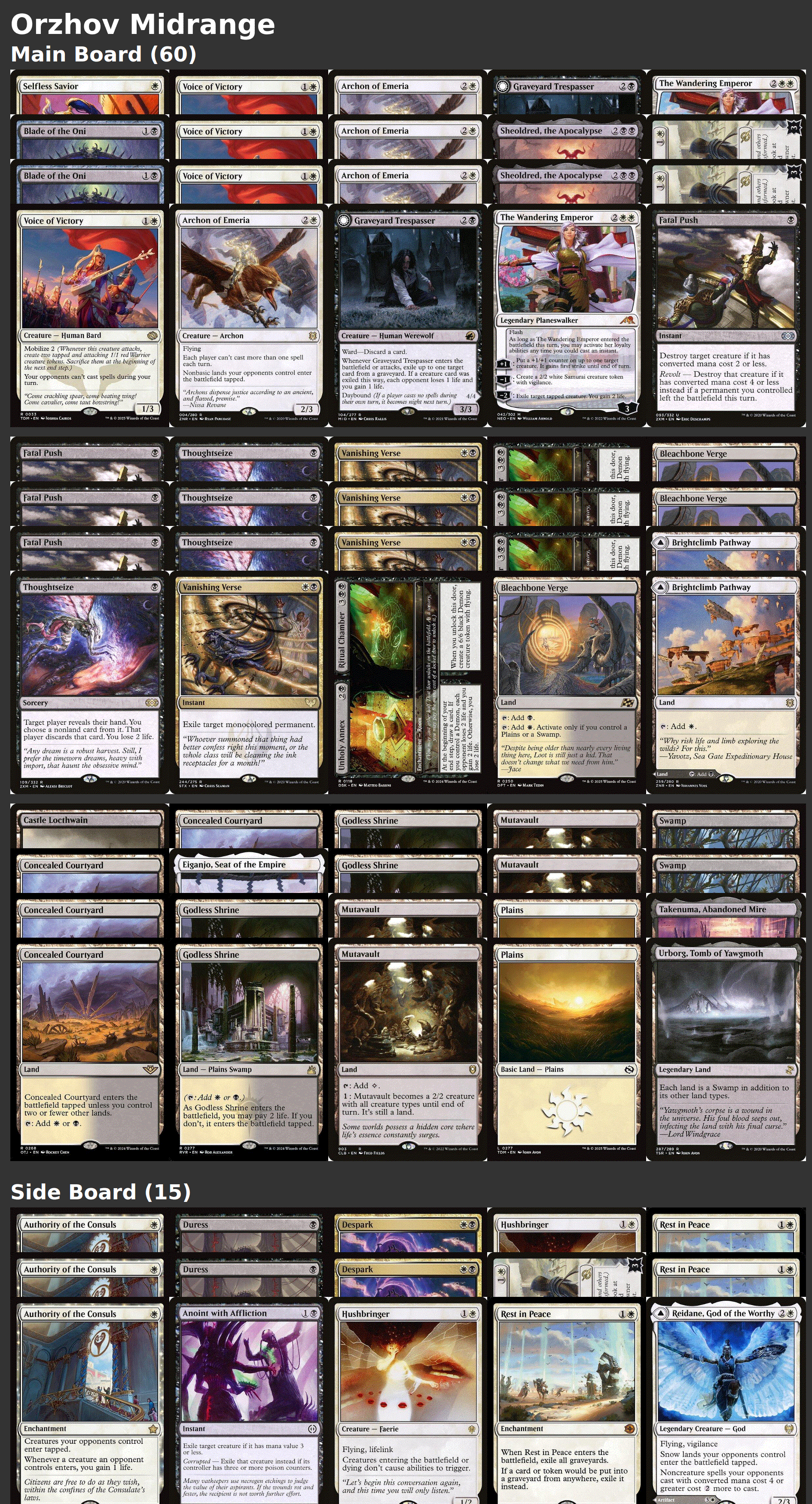 Orzhov Midrange