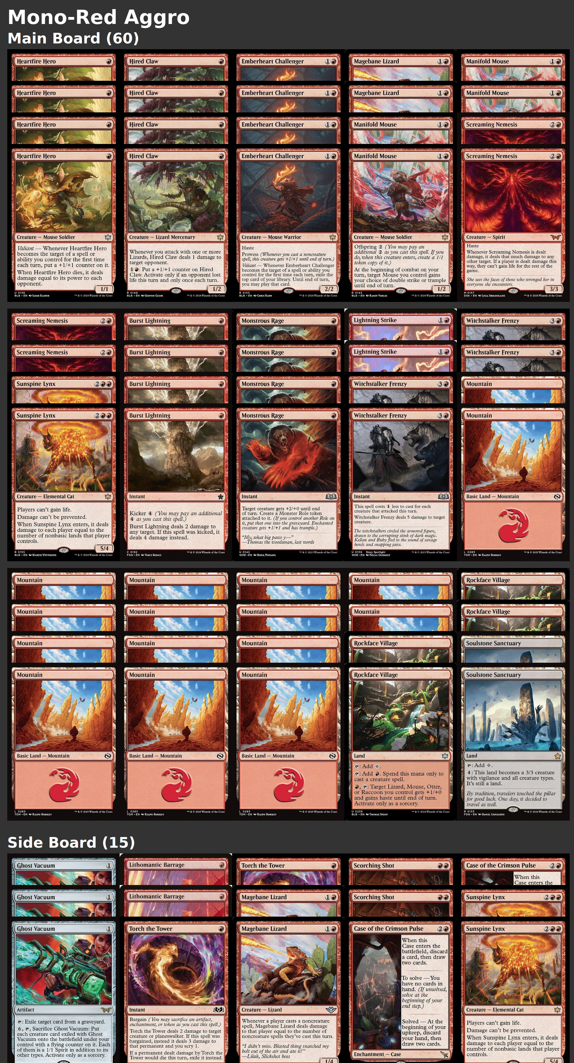 Mono-Red Aggro