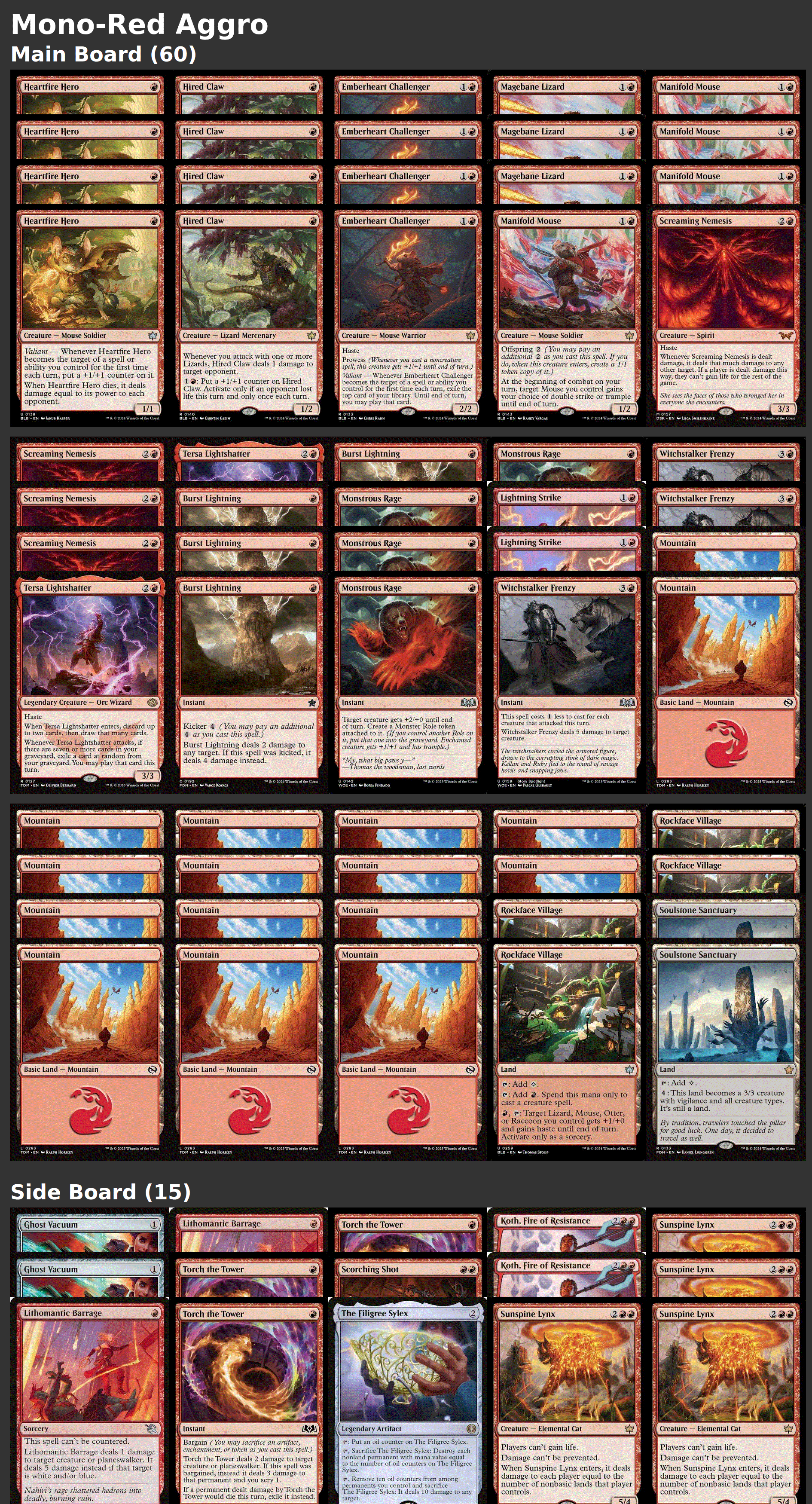 Mono-Red Aggro