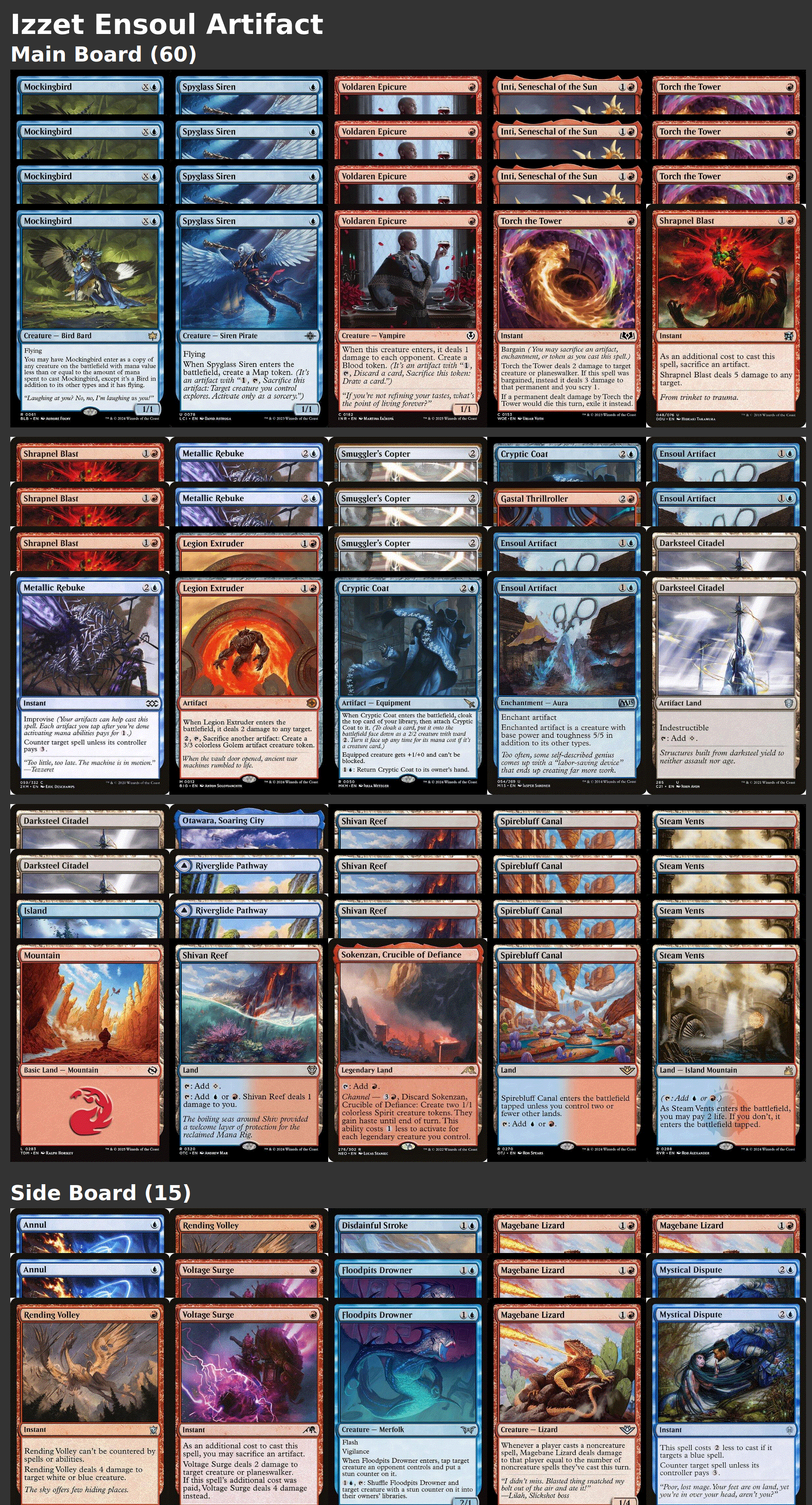 Izzet Ensoul Artifact