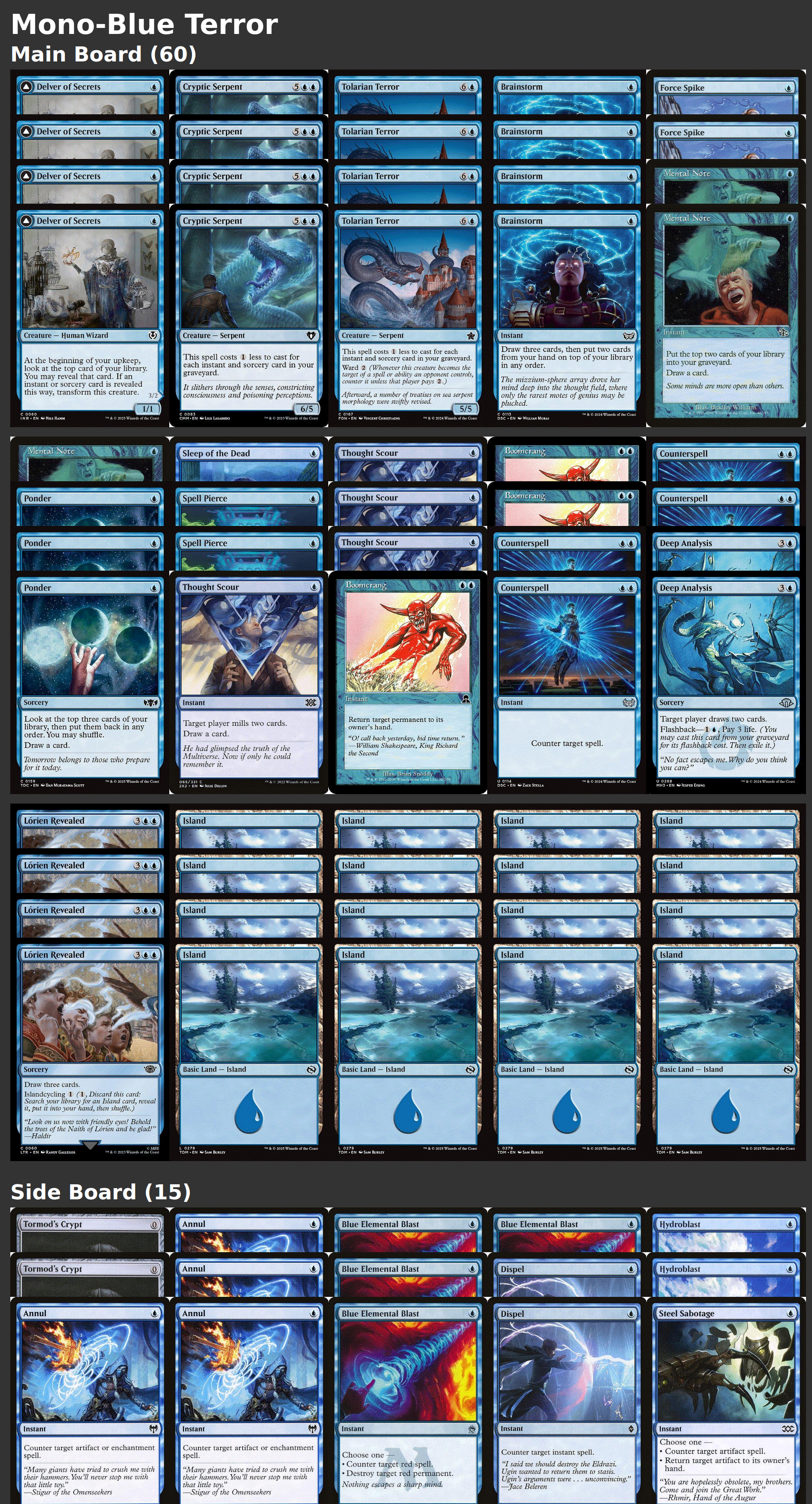 Mono-Blue Terror