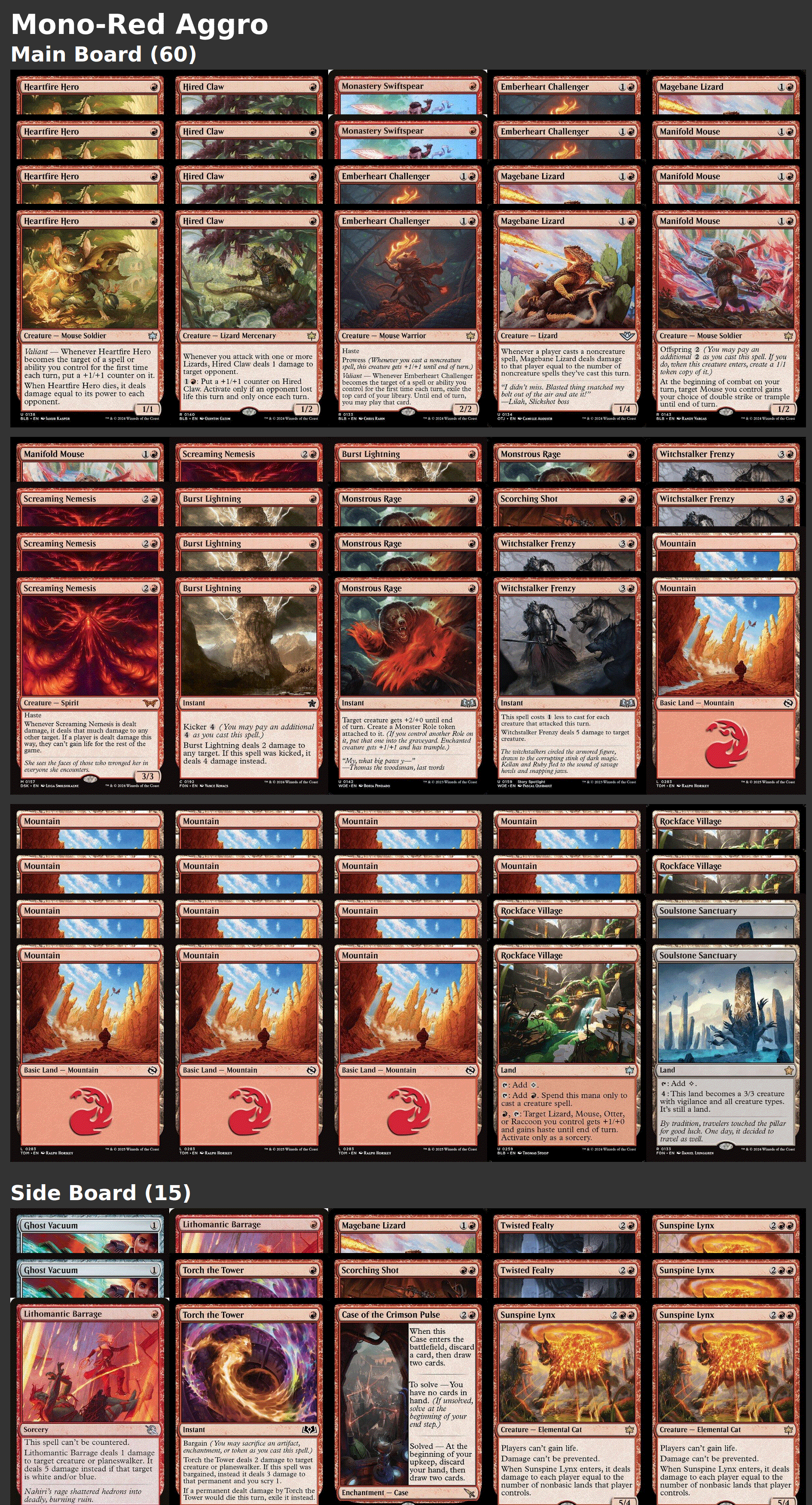 Mono-Red Aggro