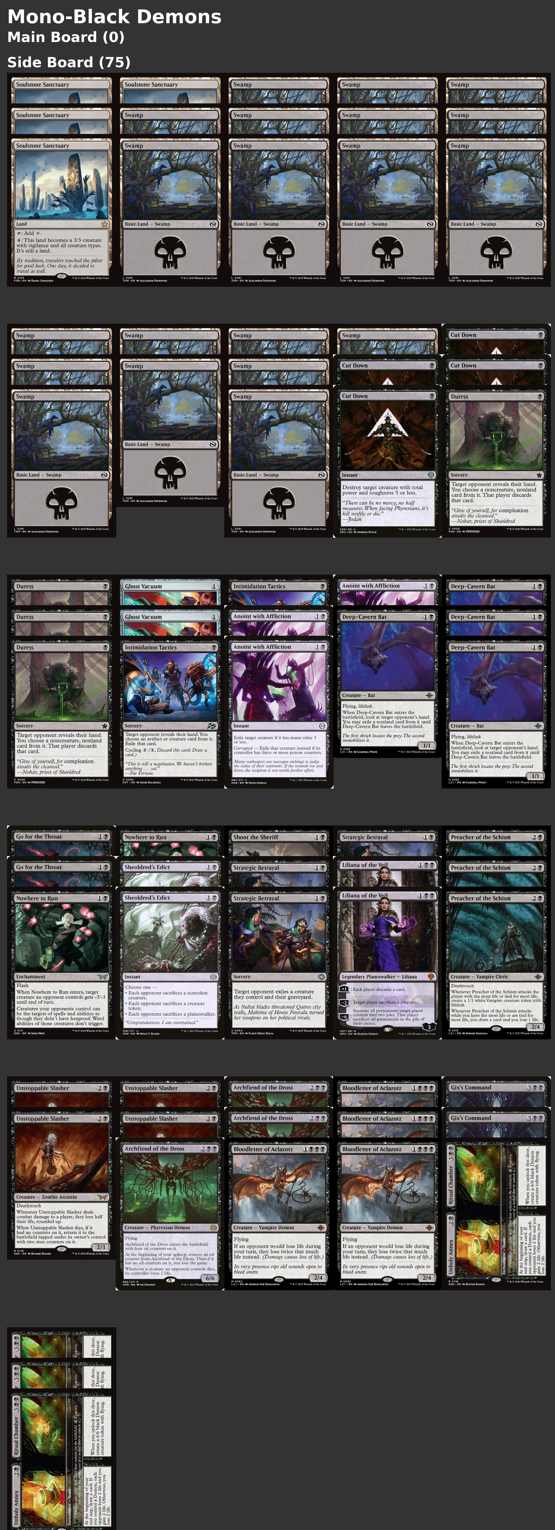 Mono-Black Demons
