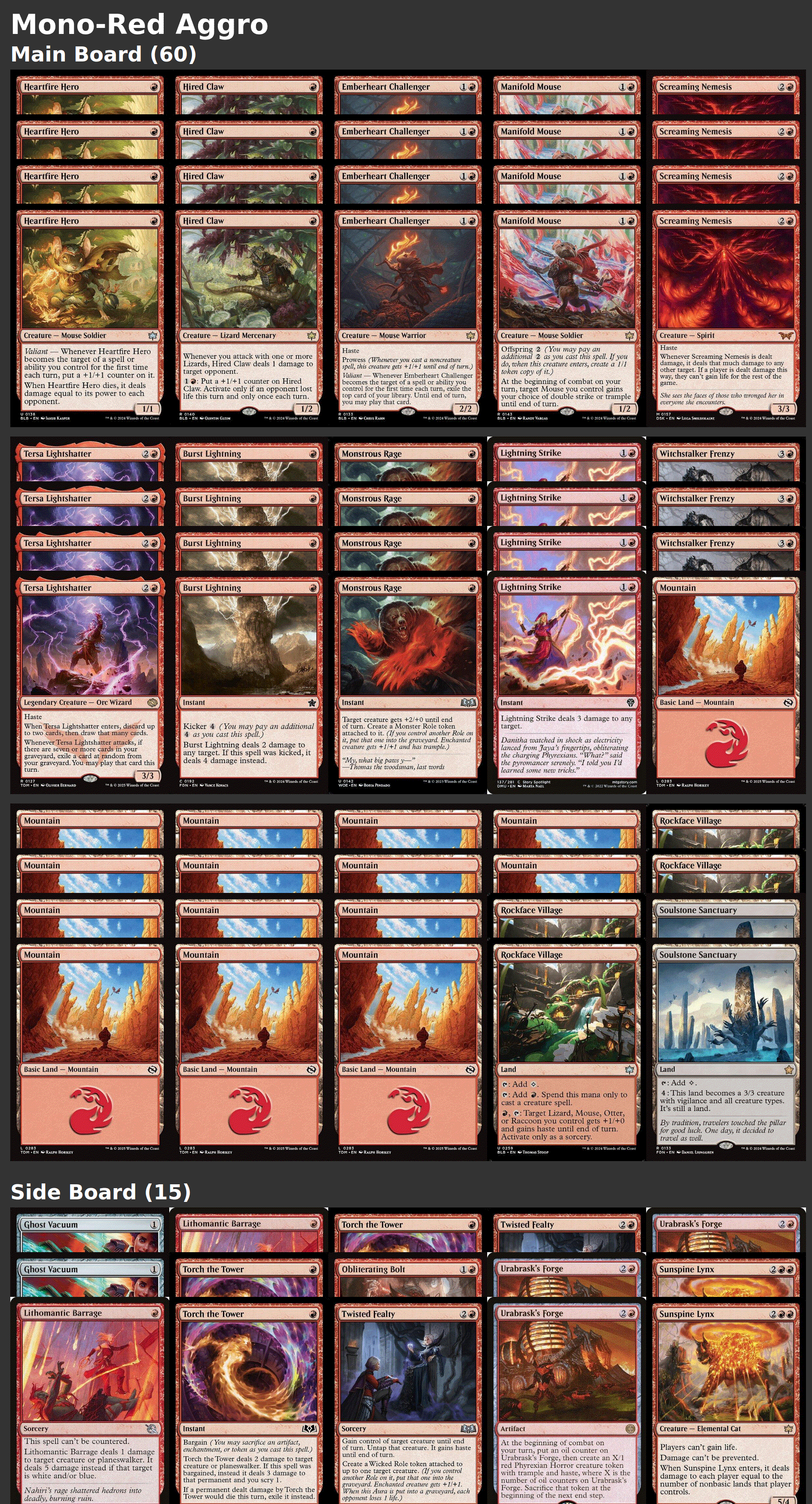 Mono-Red Aggro