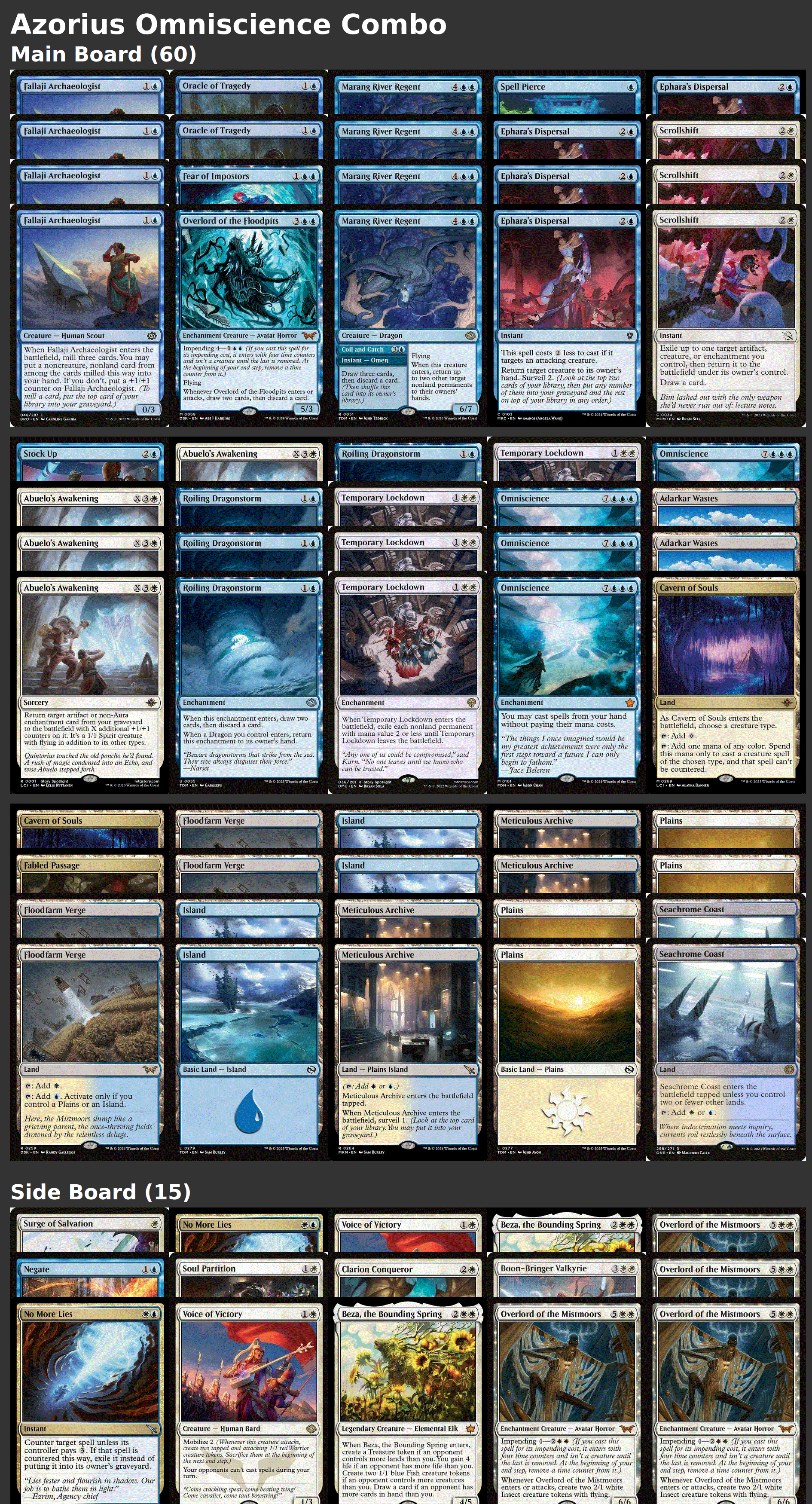 Azorius Omniscience Combo