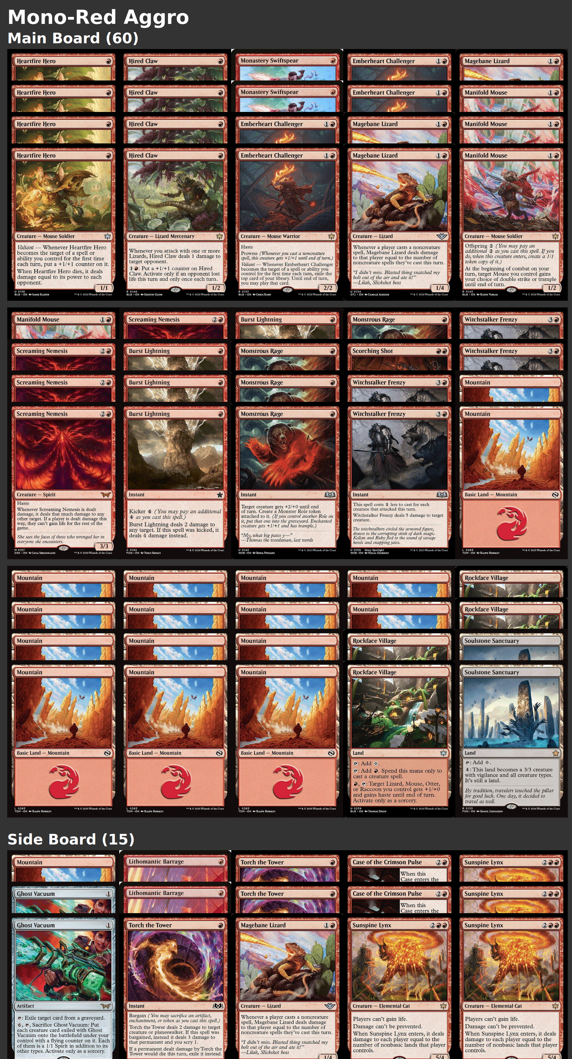 Mono-Red Aggro