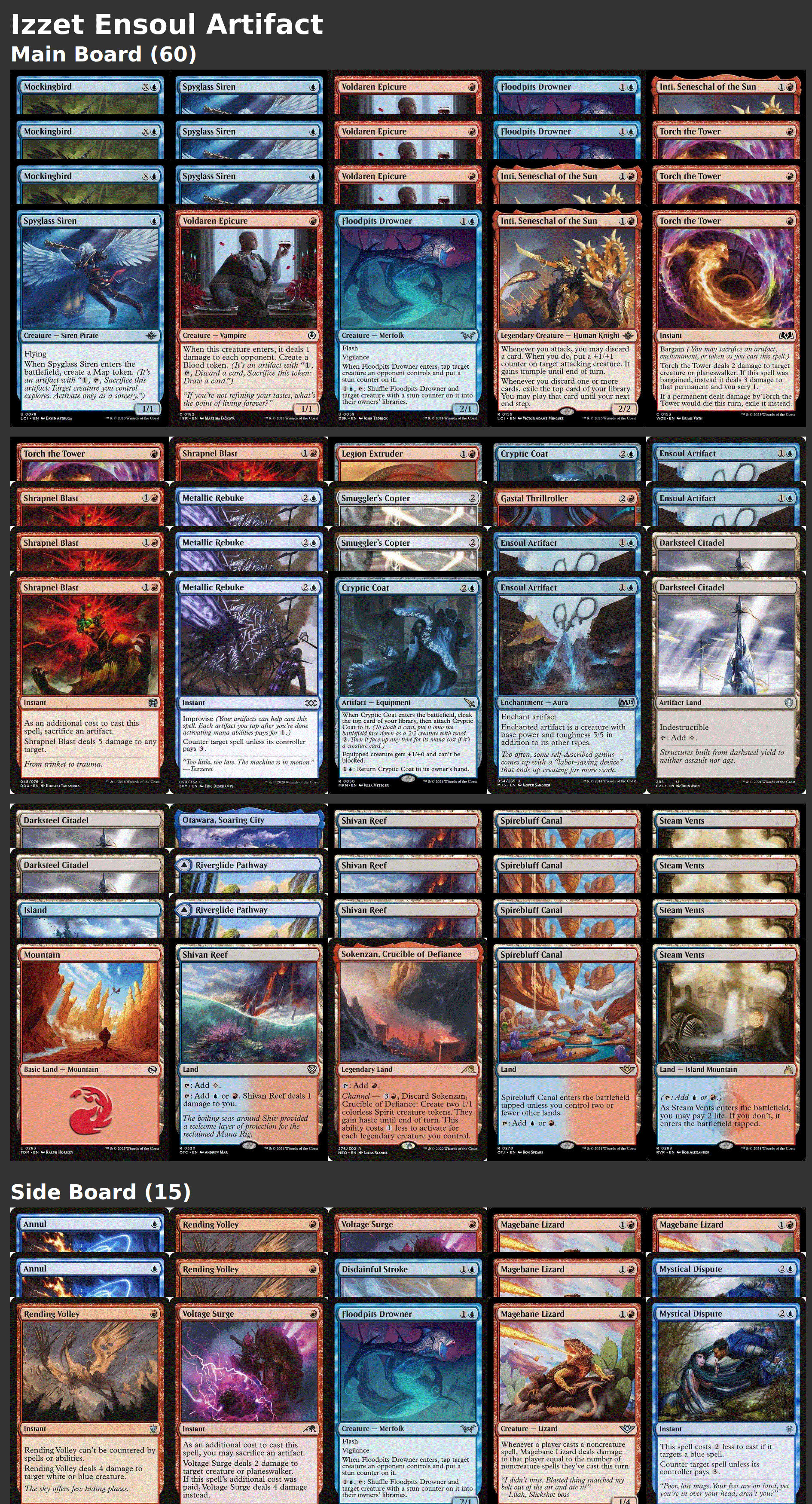 Izzet Ensoul Artifact