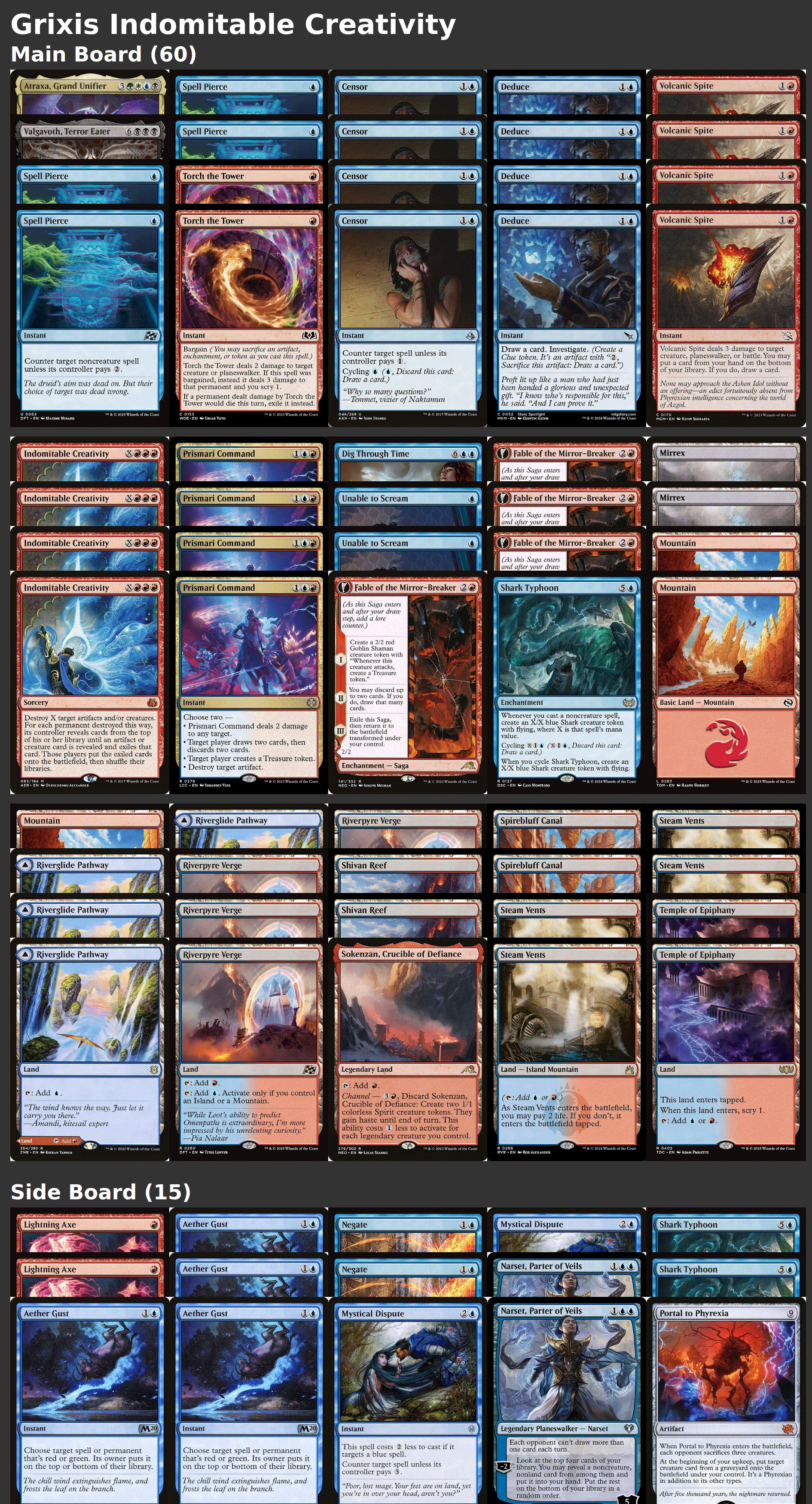 Grixis Indomitable Creativity