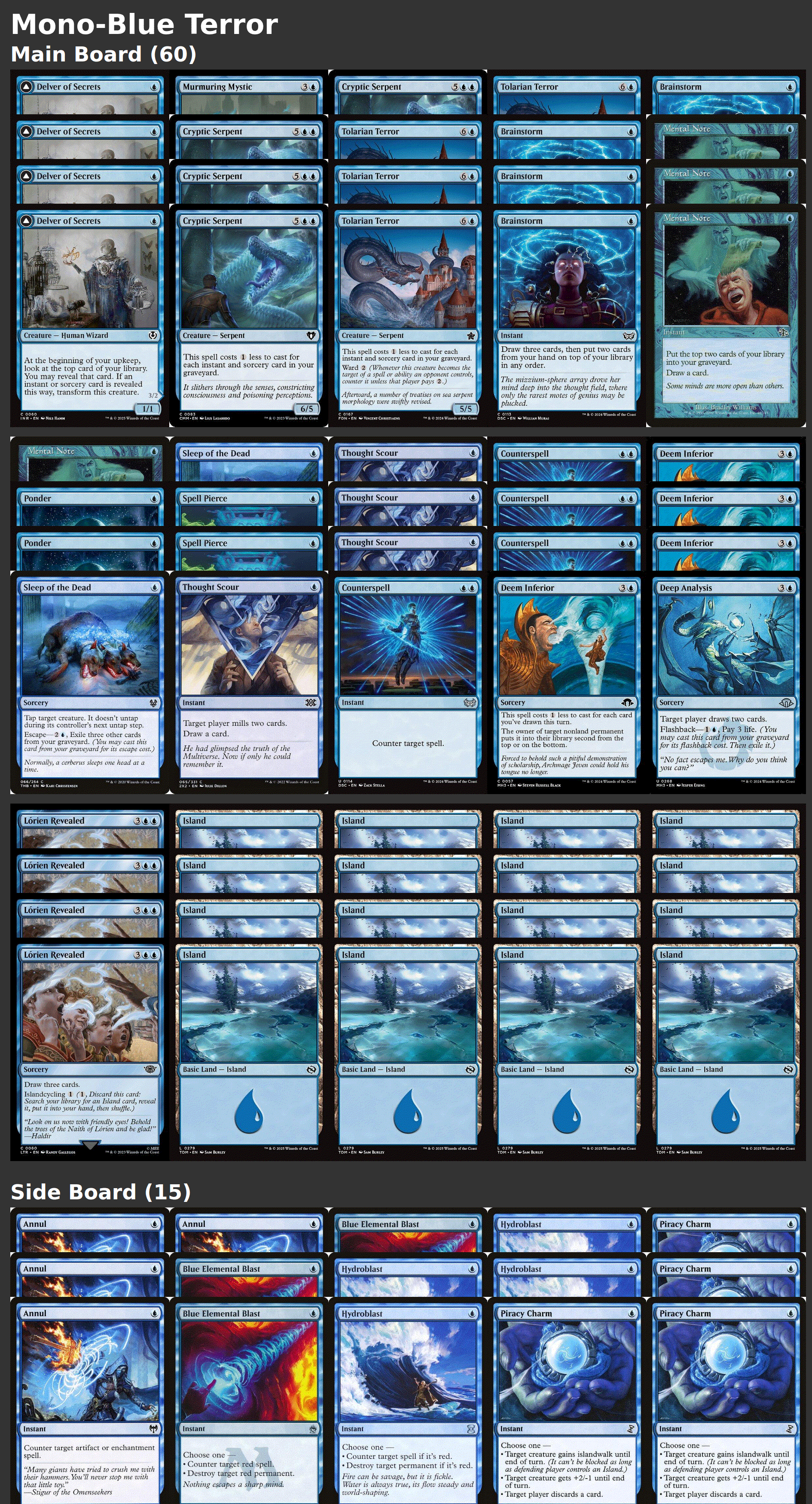 Mono-Blue Terror