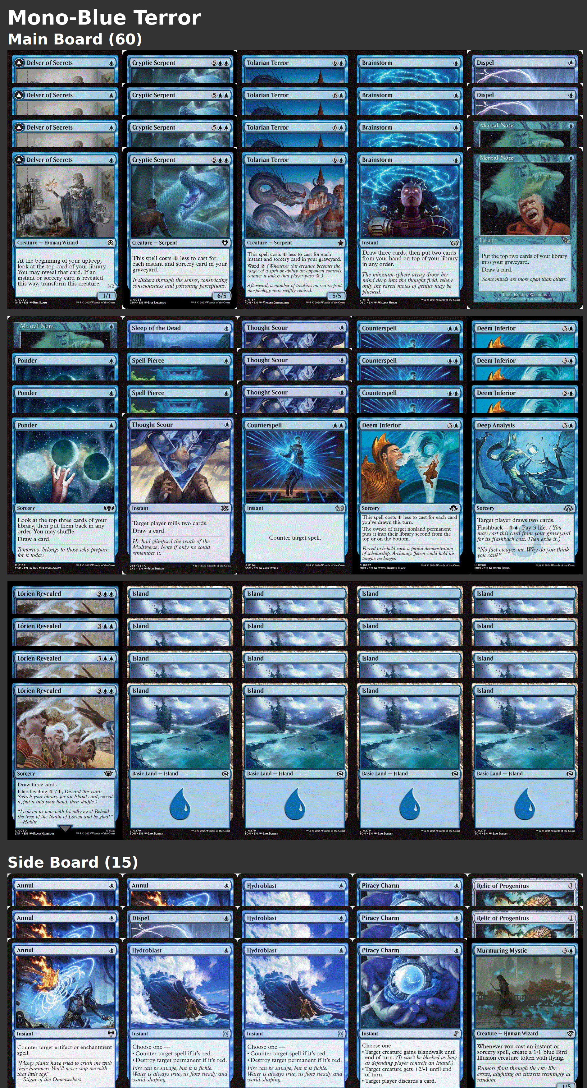 Mono-Blue Terror