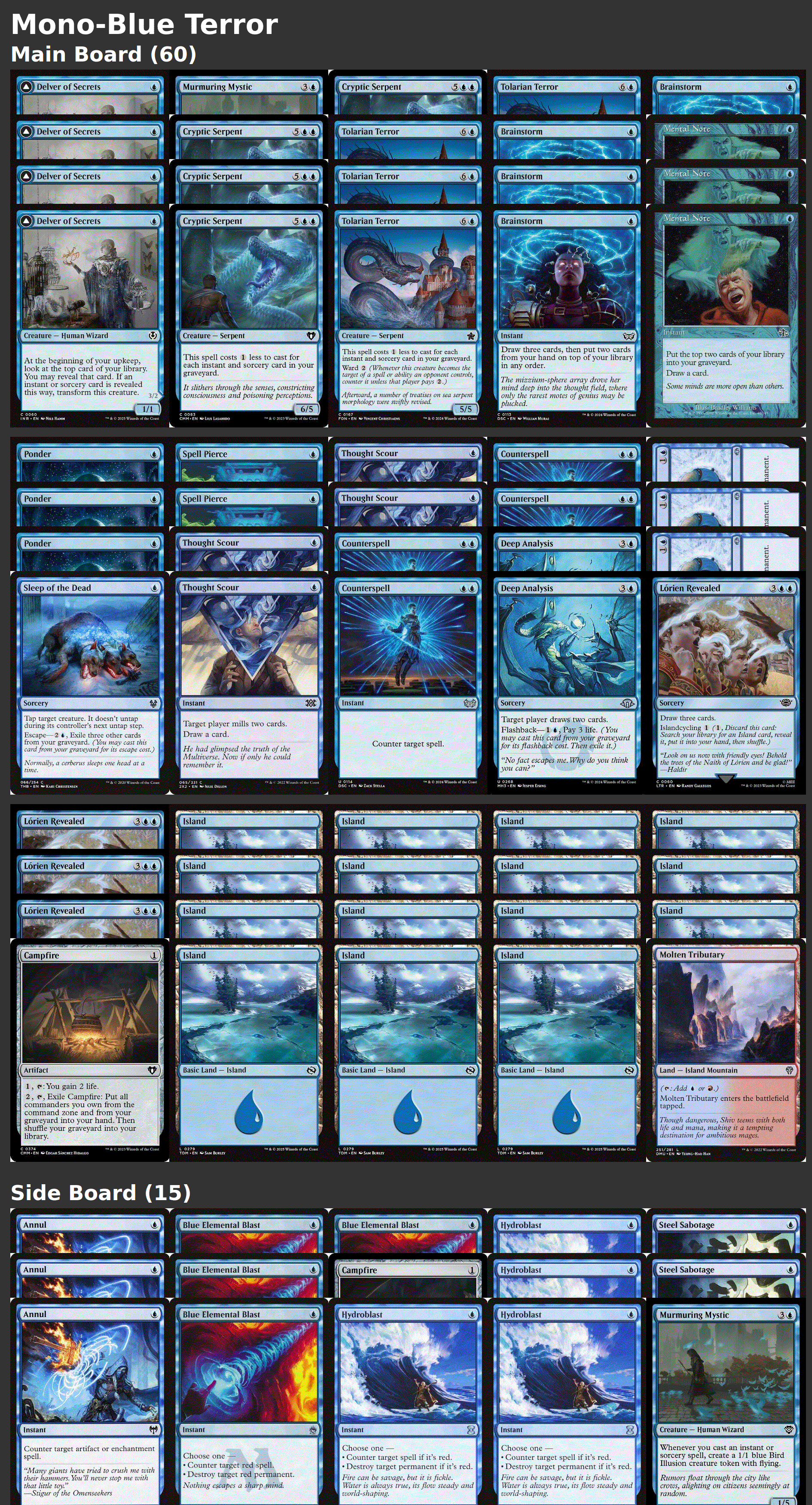 Mono-Blue Terror