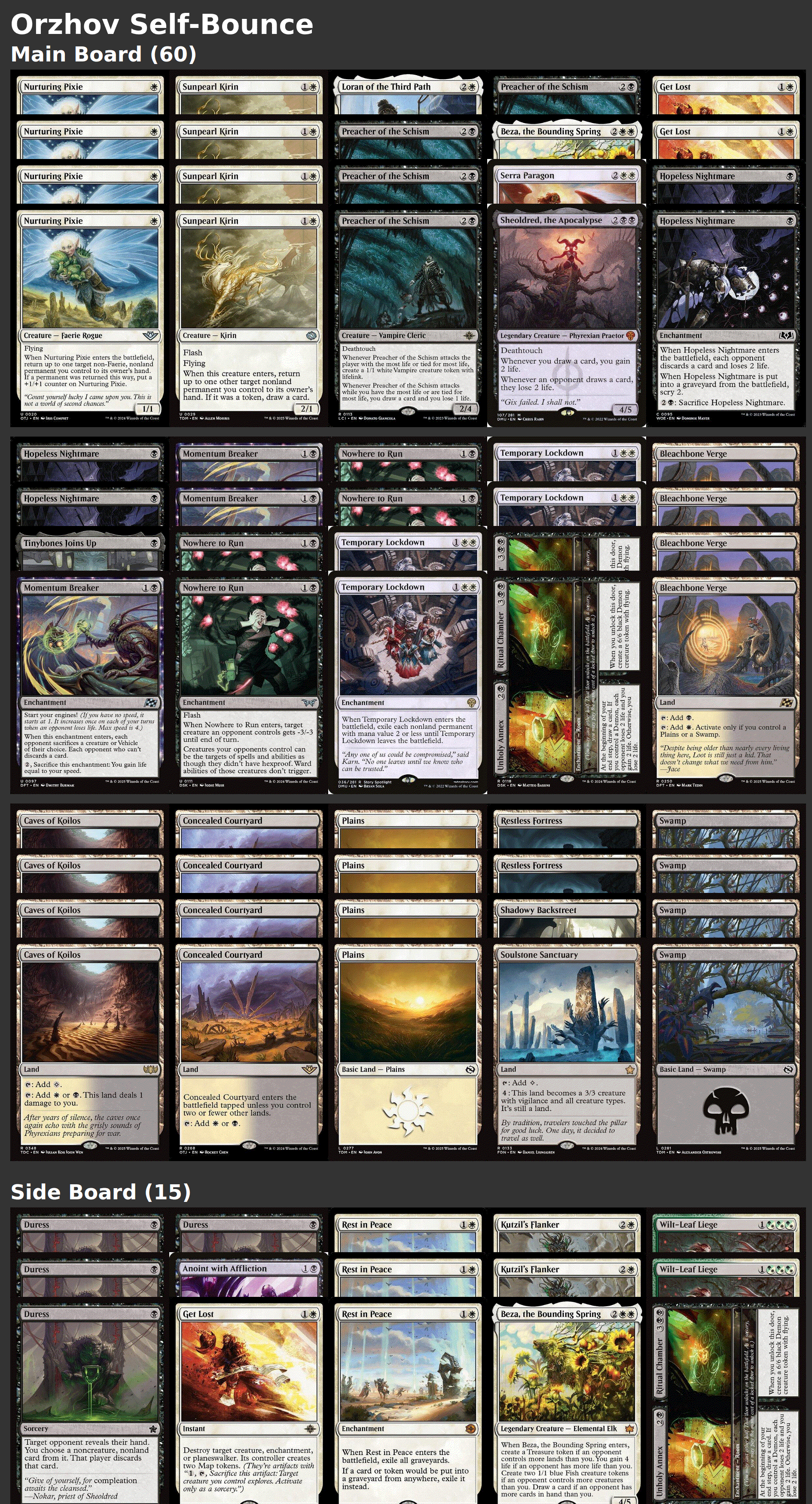 Orzhov Self-Bounce